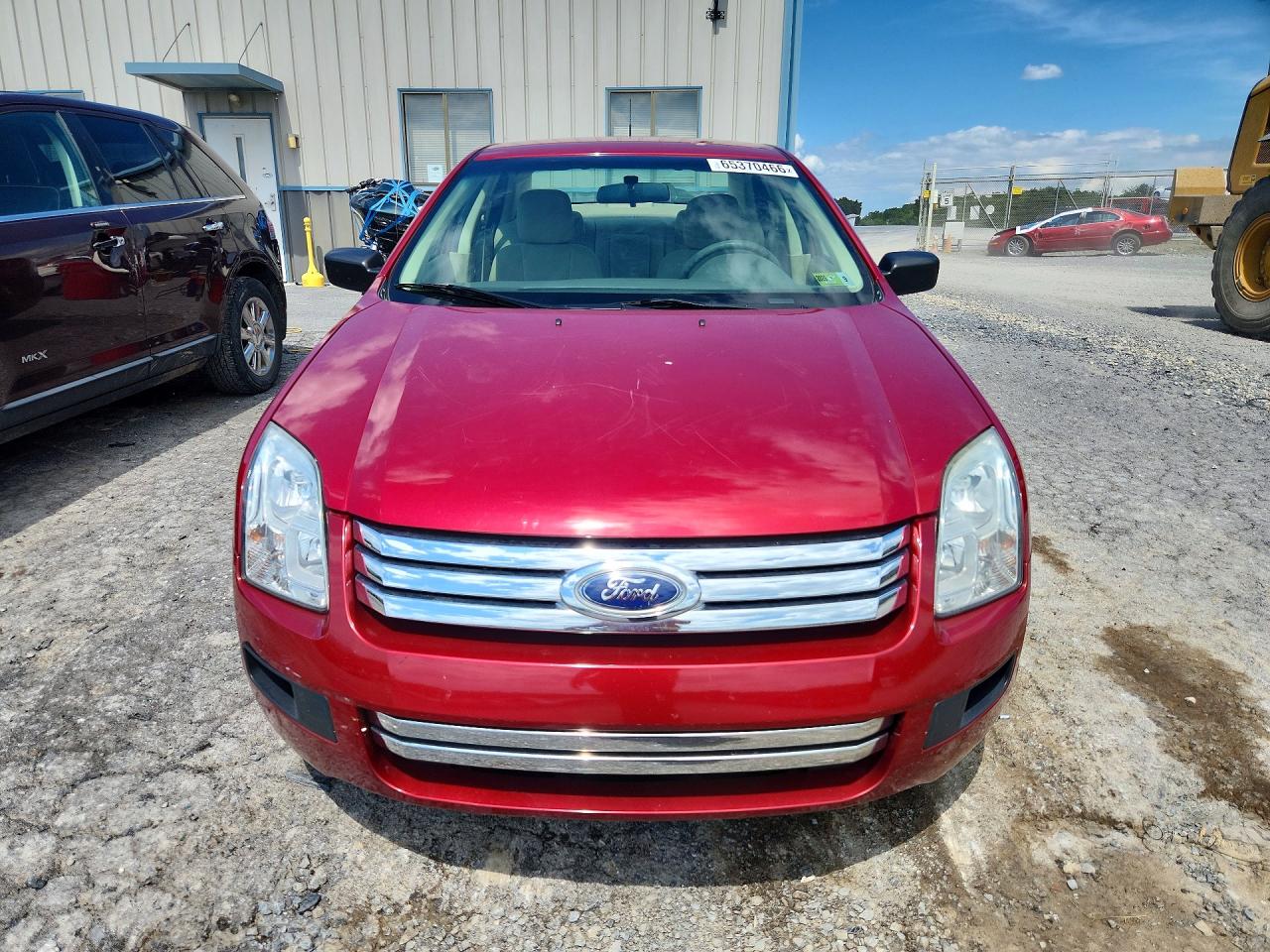 2009 Ford Fusion S Red vin: 3FAHP06Z69R109876