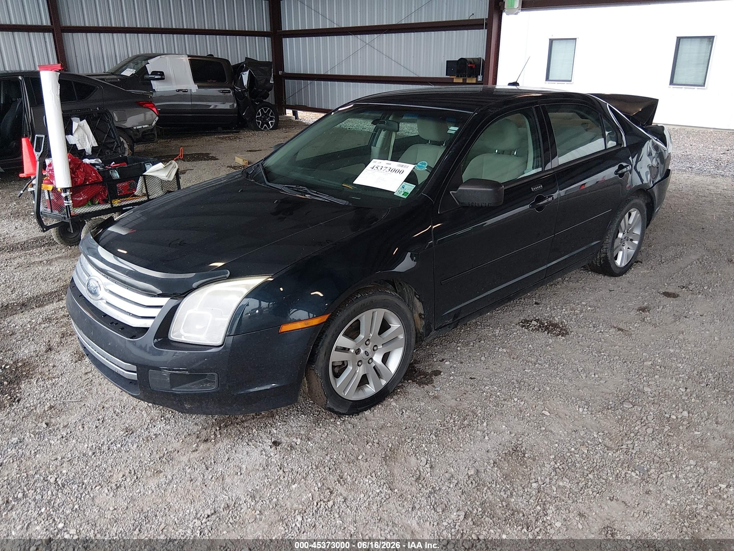 2009 Ford Fusion S Blue vin: 3FAHP06Z69R196954