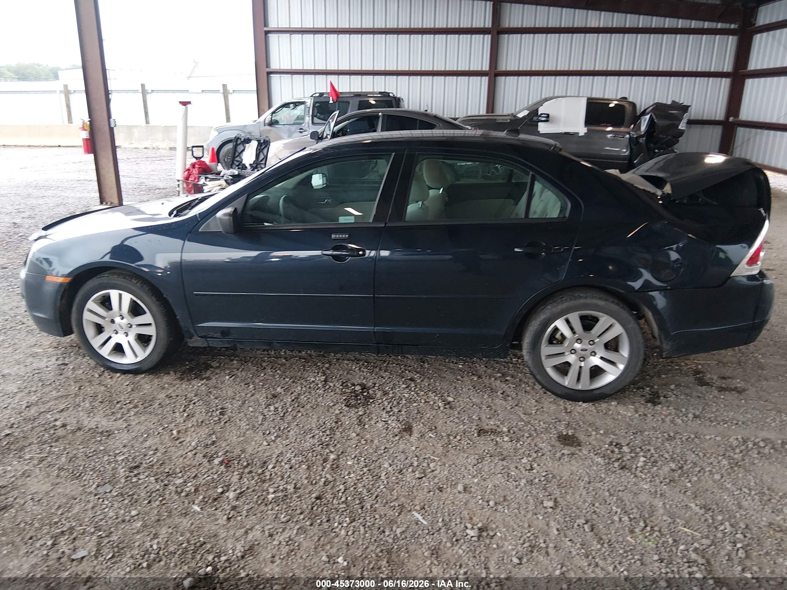 2009 Ford Fusion S Blue vin: 3FAHP06Z69R196954