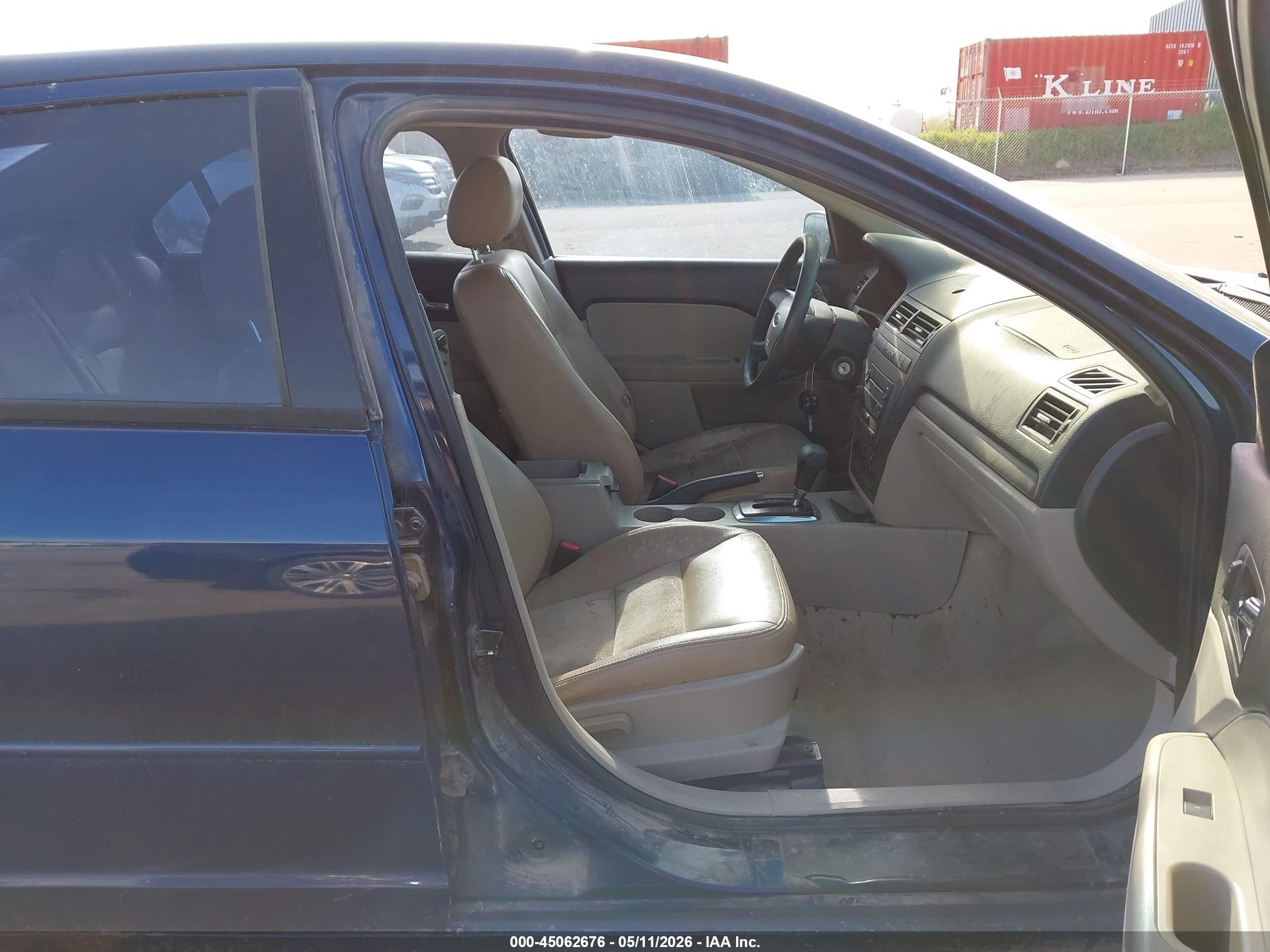 2007 Ford Fusion S Blue vin: 3FAHP06Z77R102173