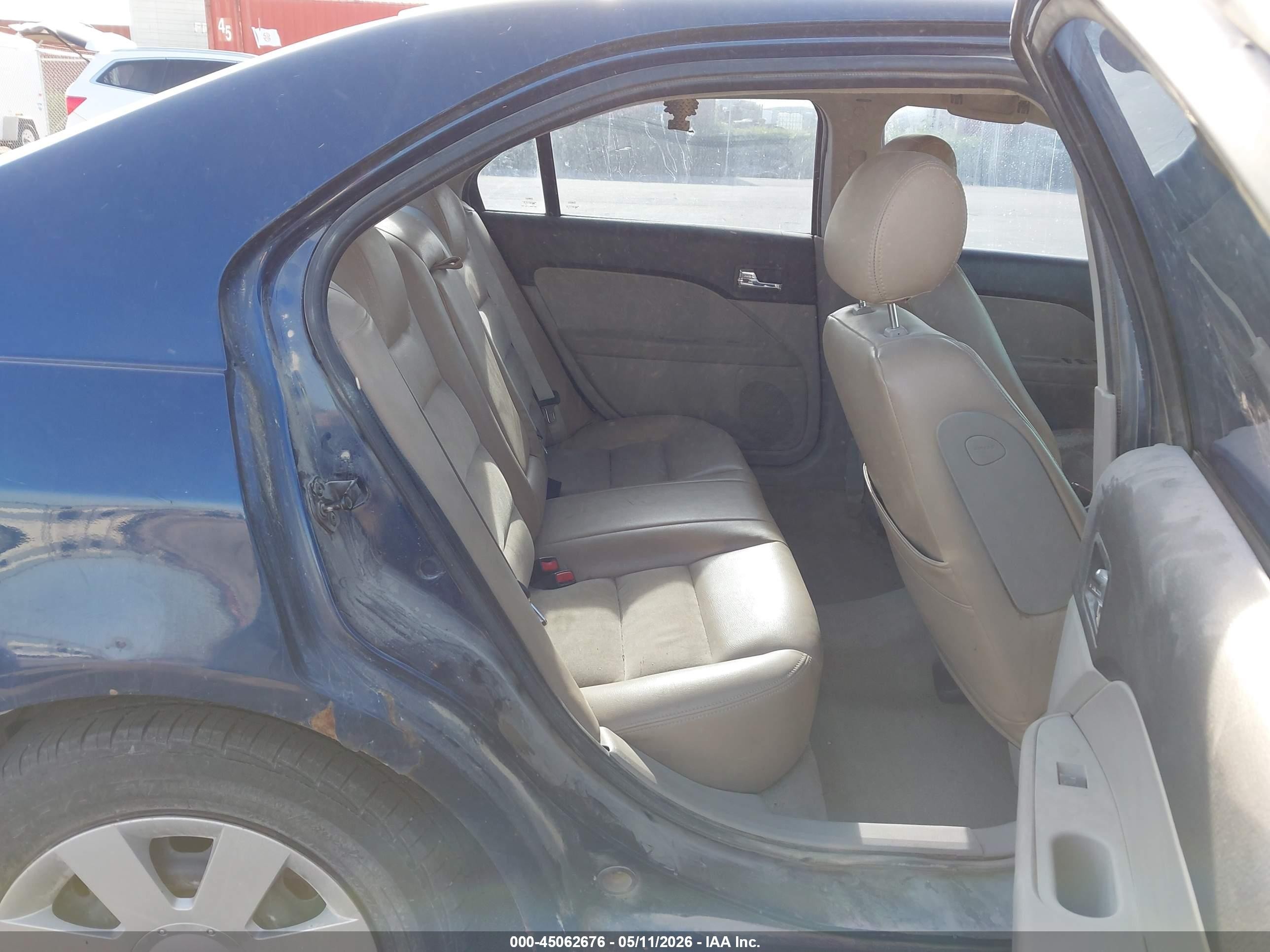 2007 Ford Fusion S Blue vin: 3FAHP06Z77R102173