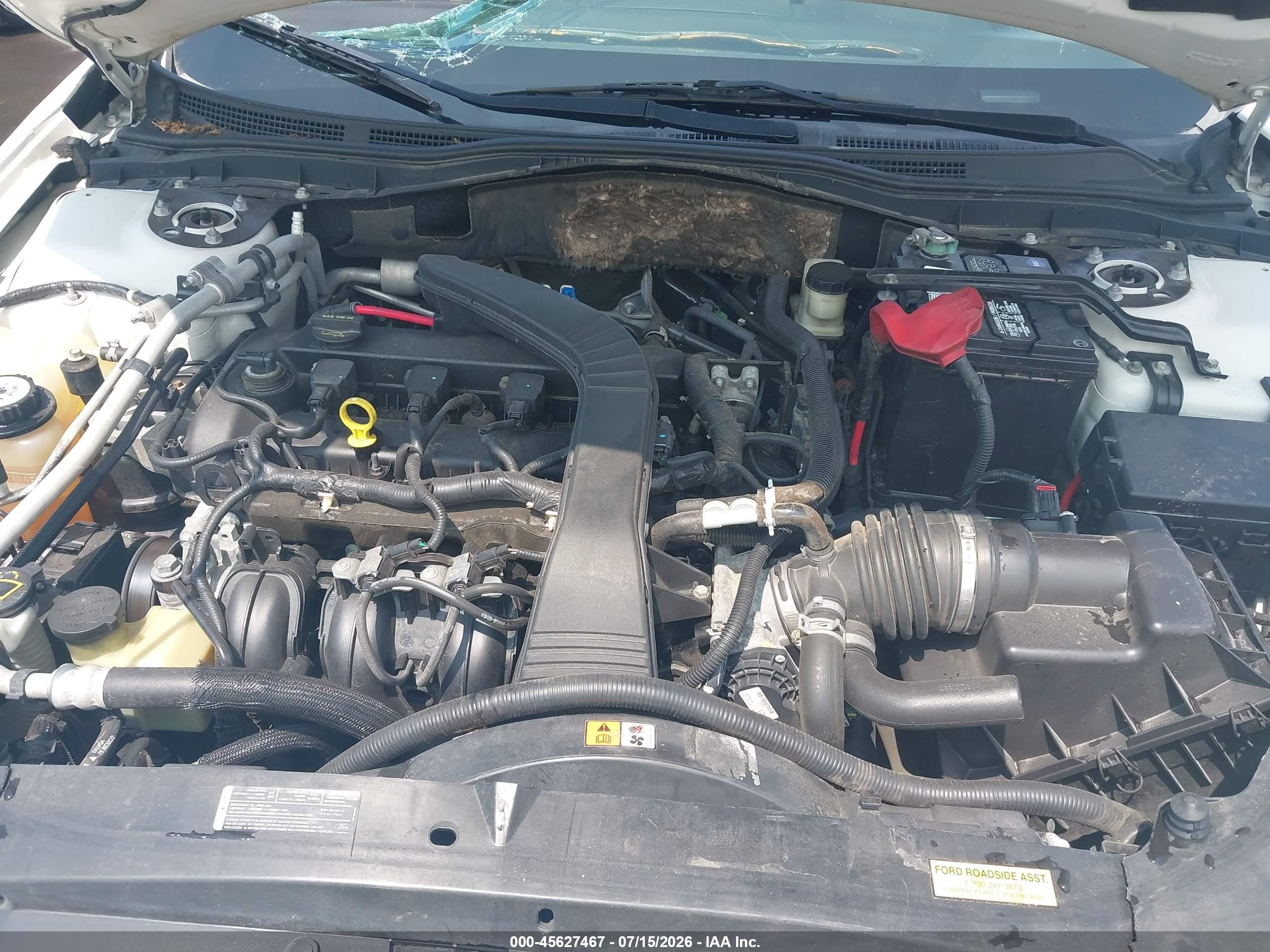 2009 Ford Fusion S White vin: 3FAHP06Z79R130168