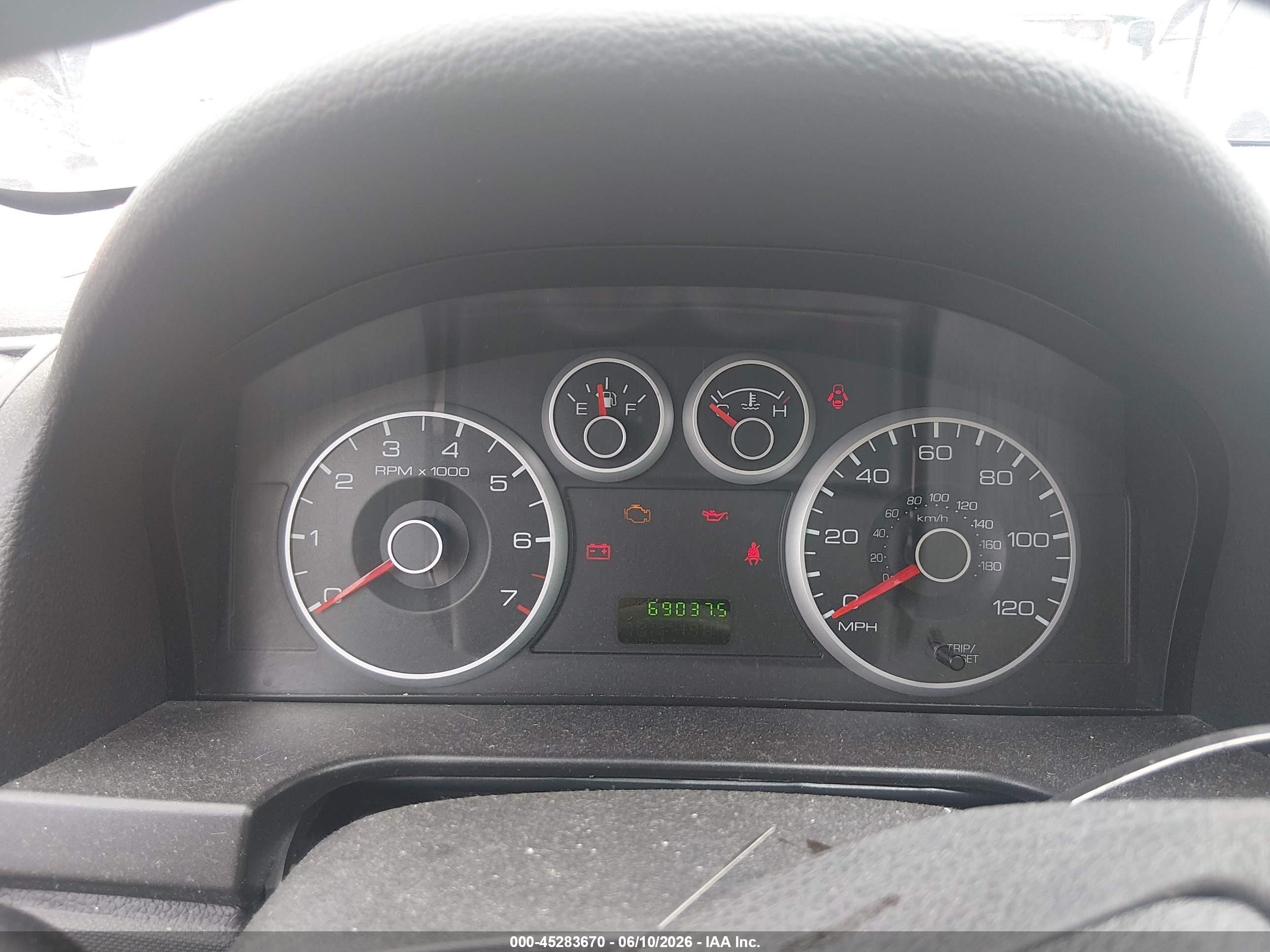 2007 Ford Fusion S Light Blue vin: 3FAHP06Z87R101758