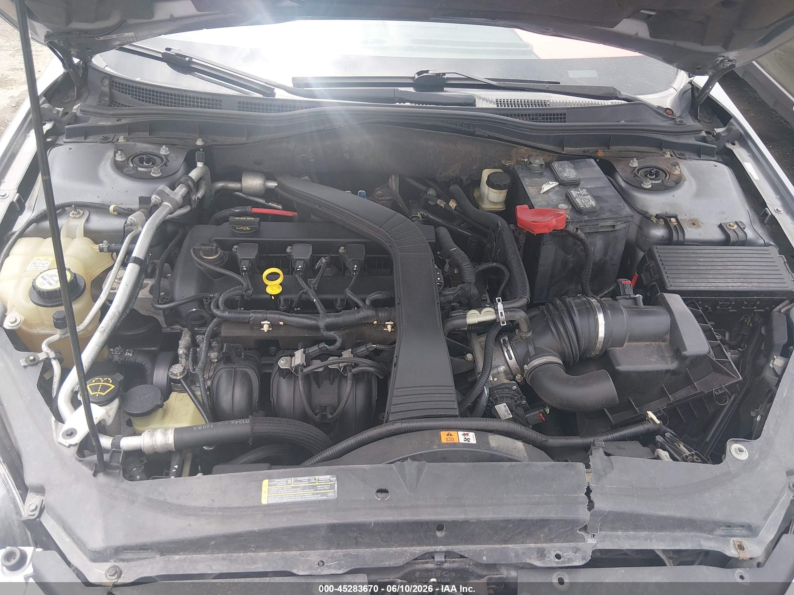 2007 Ford Fusion S Light Blue vin: 3FAHP06Z87R101758