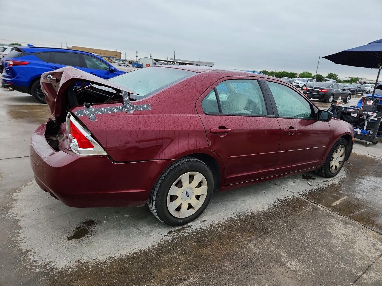 2007 Ford Fusion S Темно-бордовый vin: 3FAHP06Z97R117533