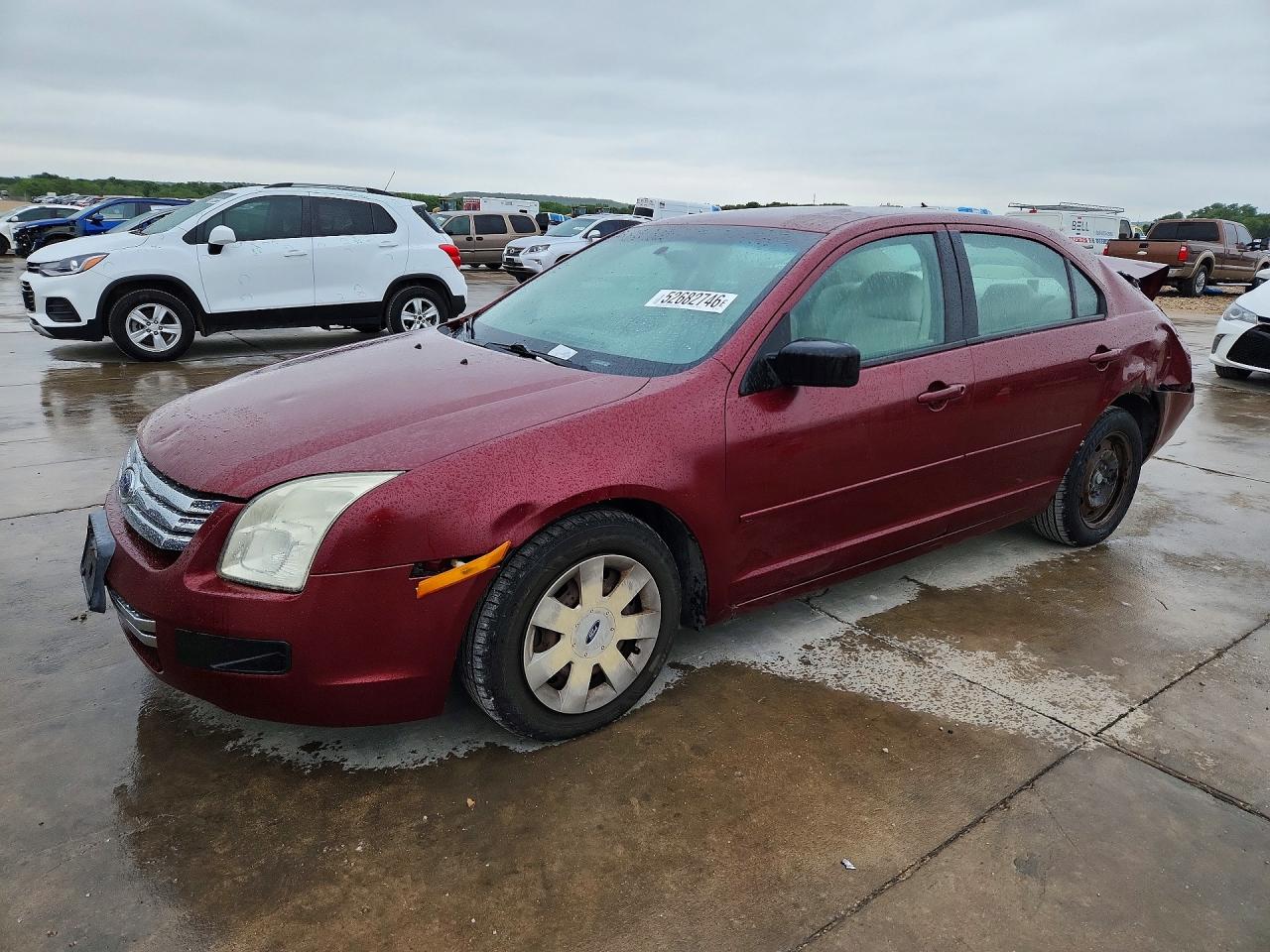 2007 Ford Fusion S Темно-бордовый vin: 3FAHP06Z97R117533