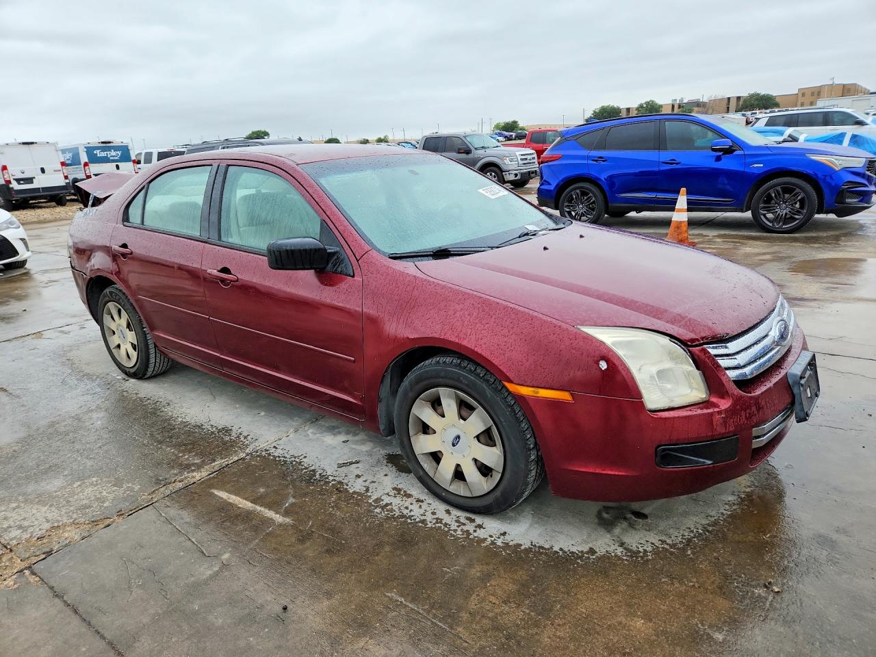 2007 Ford Fusion S Темно-бордовый vin: 3FAHP06Z97R117533