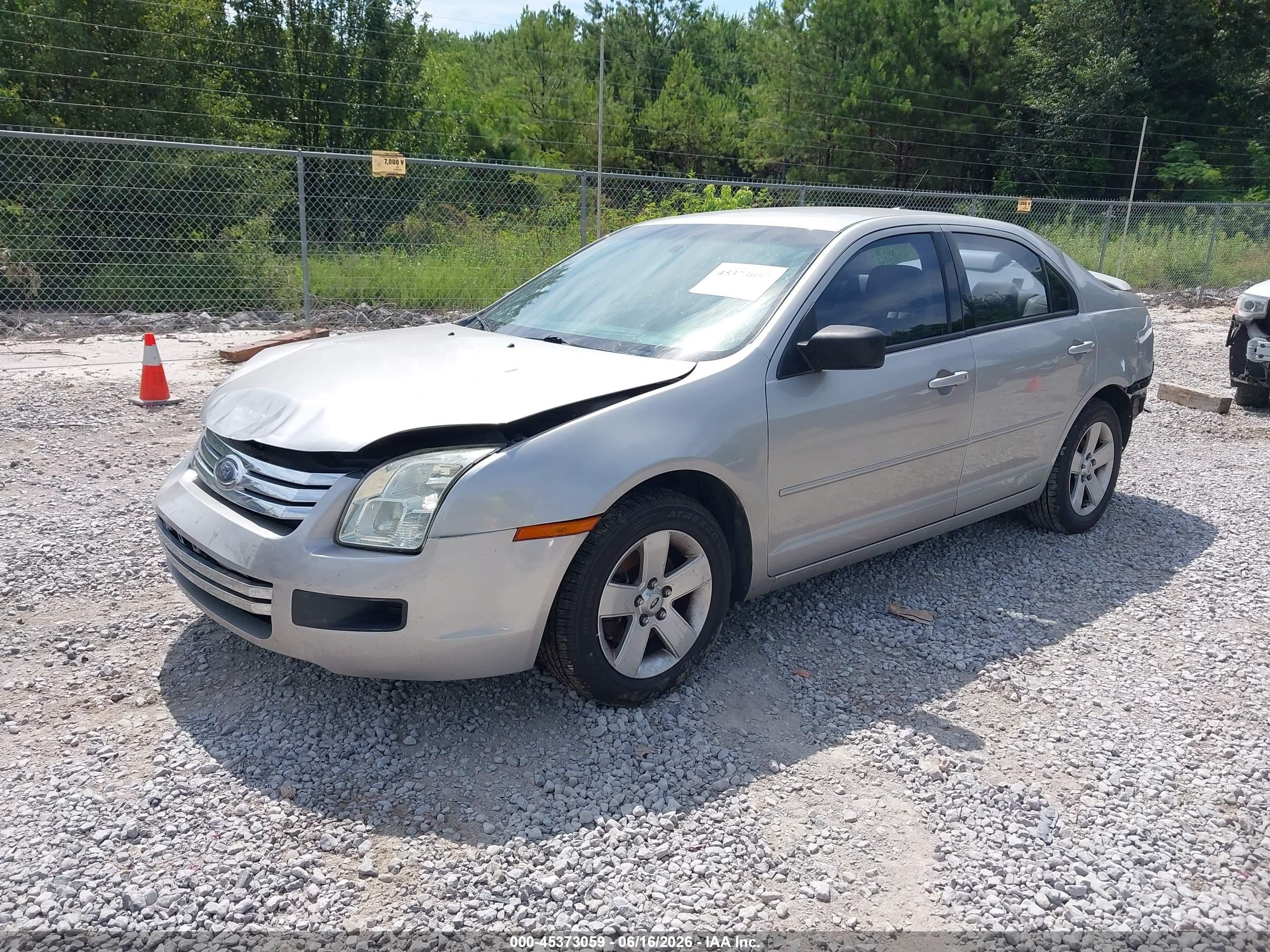 2007 Ford Fusion S Silver vin: 3FAHP06Z97R167123