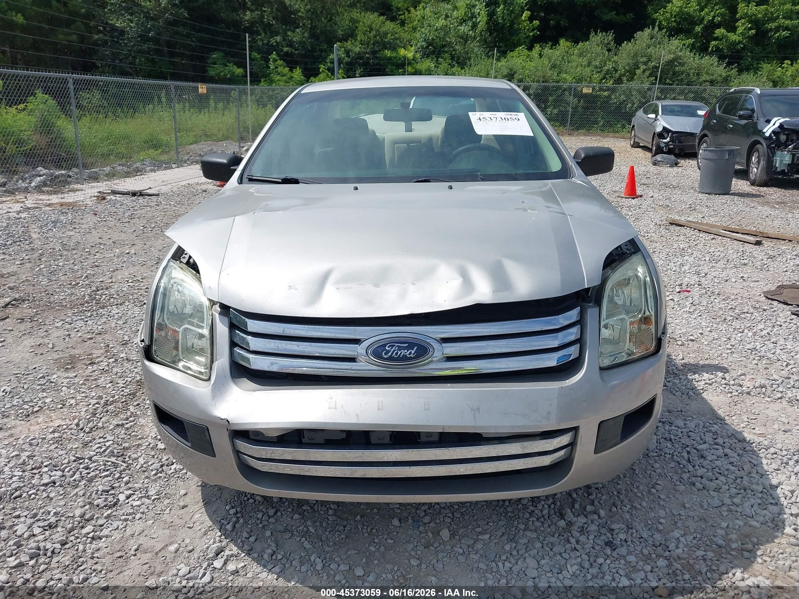 2007 Ford Fusion S Silver vin: 3FAHP06Z97R167123