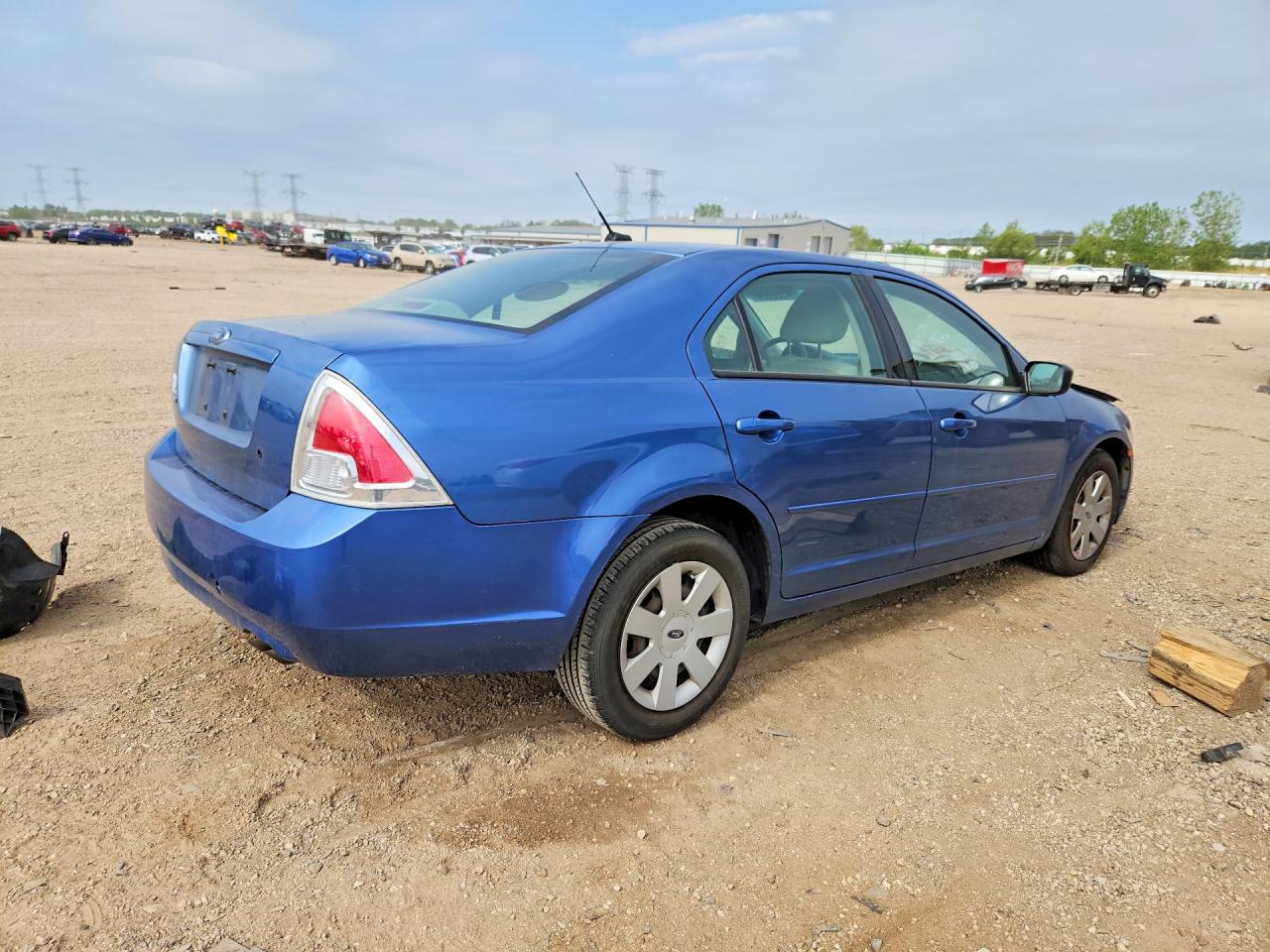 2009 Ford Fusion S Blue vin: 3FAHP06Z99R110908