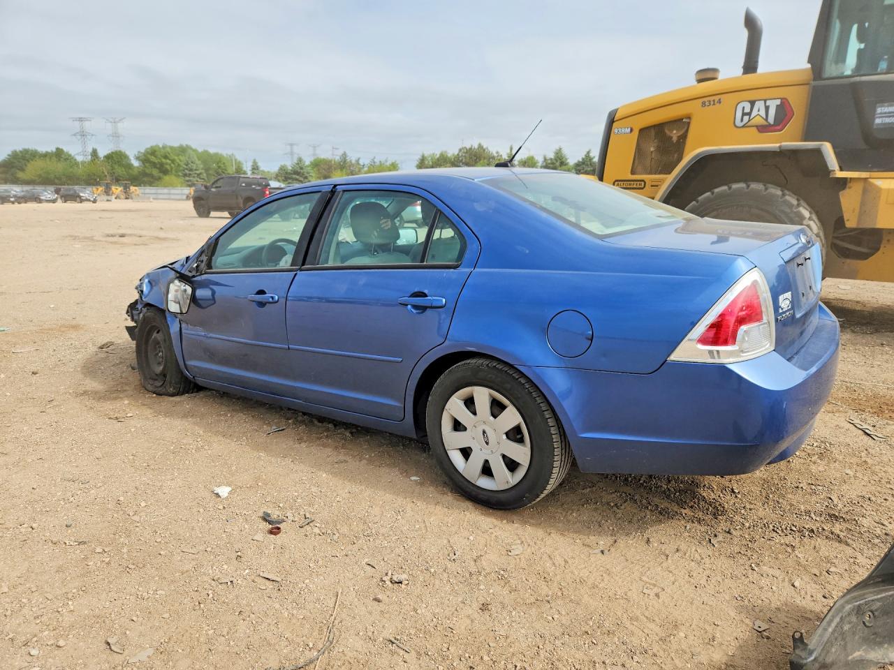 2009 Ford Fusion S Blue vin: 3FAHP06Z99R110908