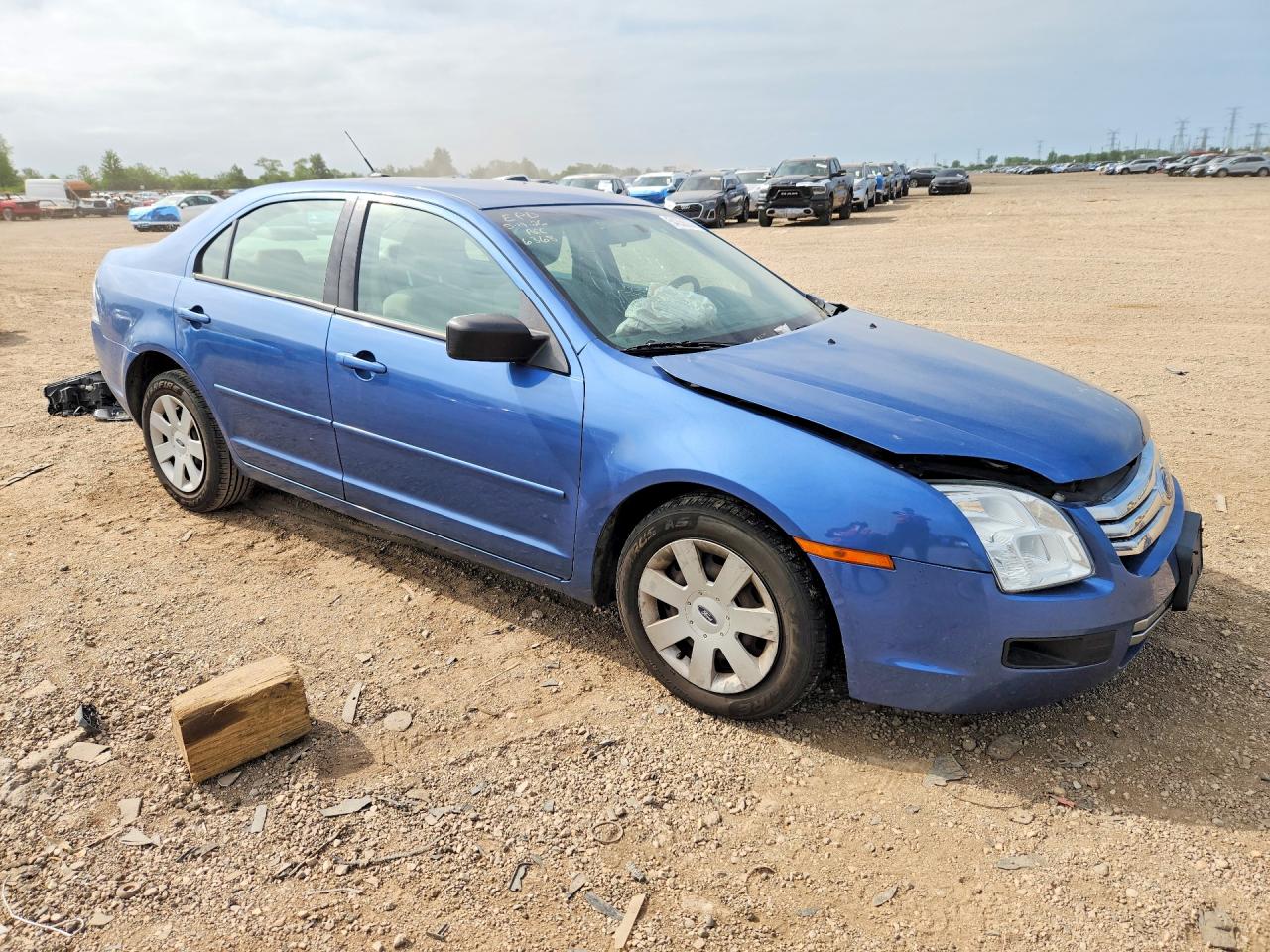 2009 Ford Fusion S Blue vin: 3FAHP06Z99R110908