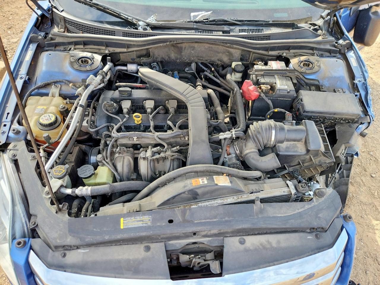 2009 Ford Fusion S Blue vin: 3FAHP06Z99R110908