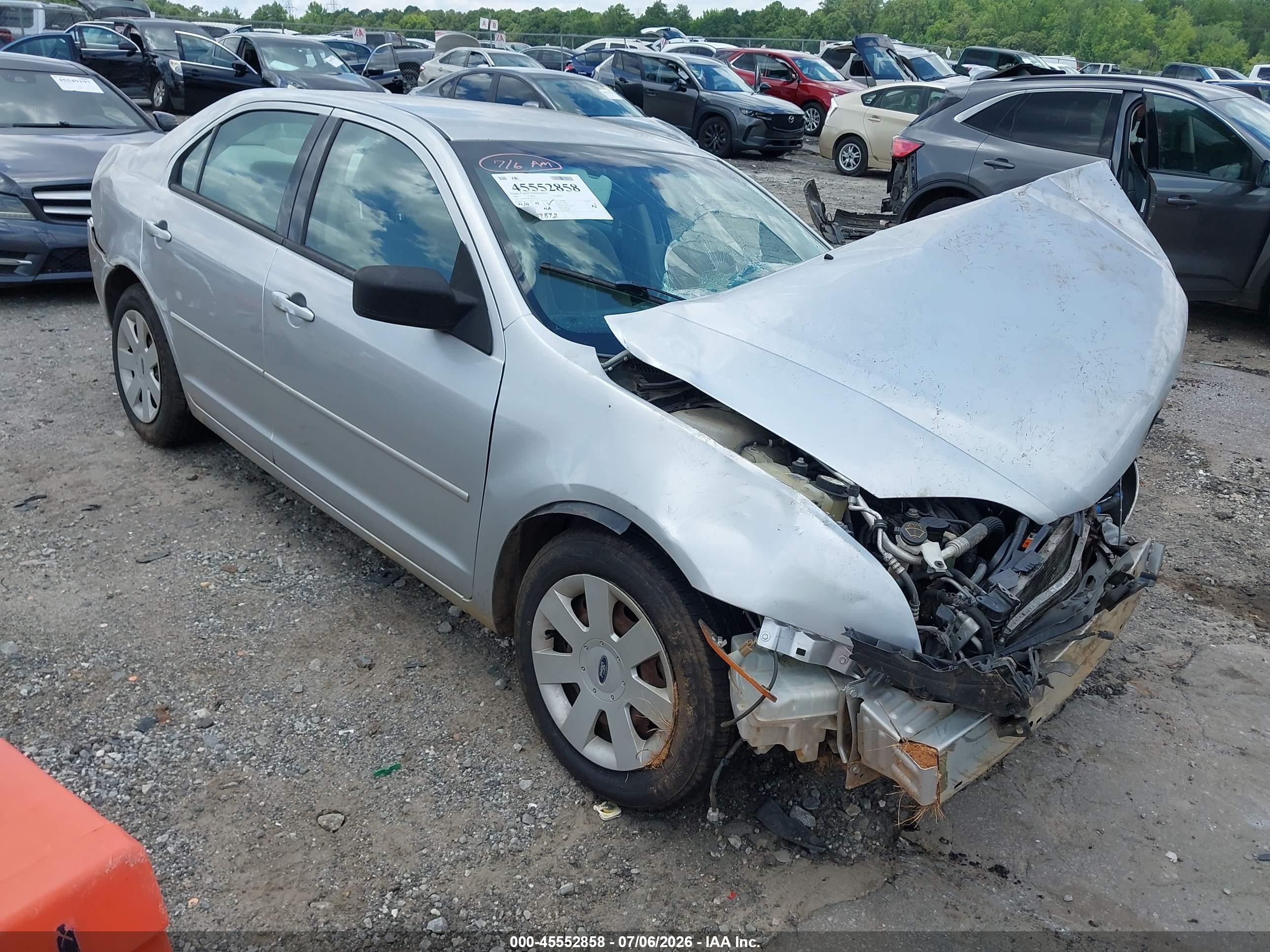 2009 Ford Fusion S Silver vin: 3FAHP06Z99R192333