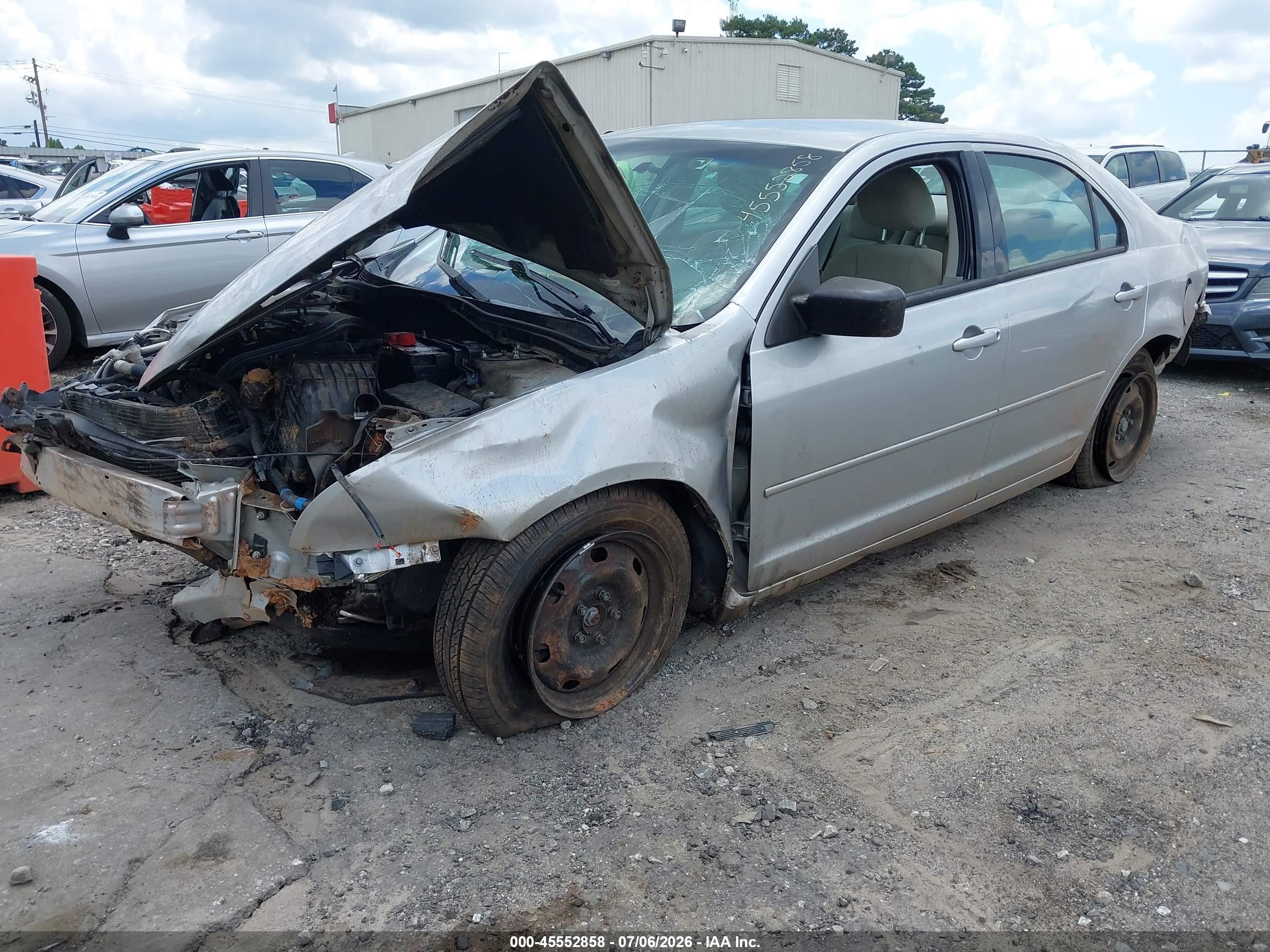 2009 Ford Fusion S Silver vin: 3FAHP06Z99R192333