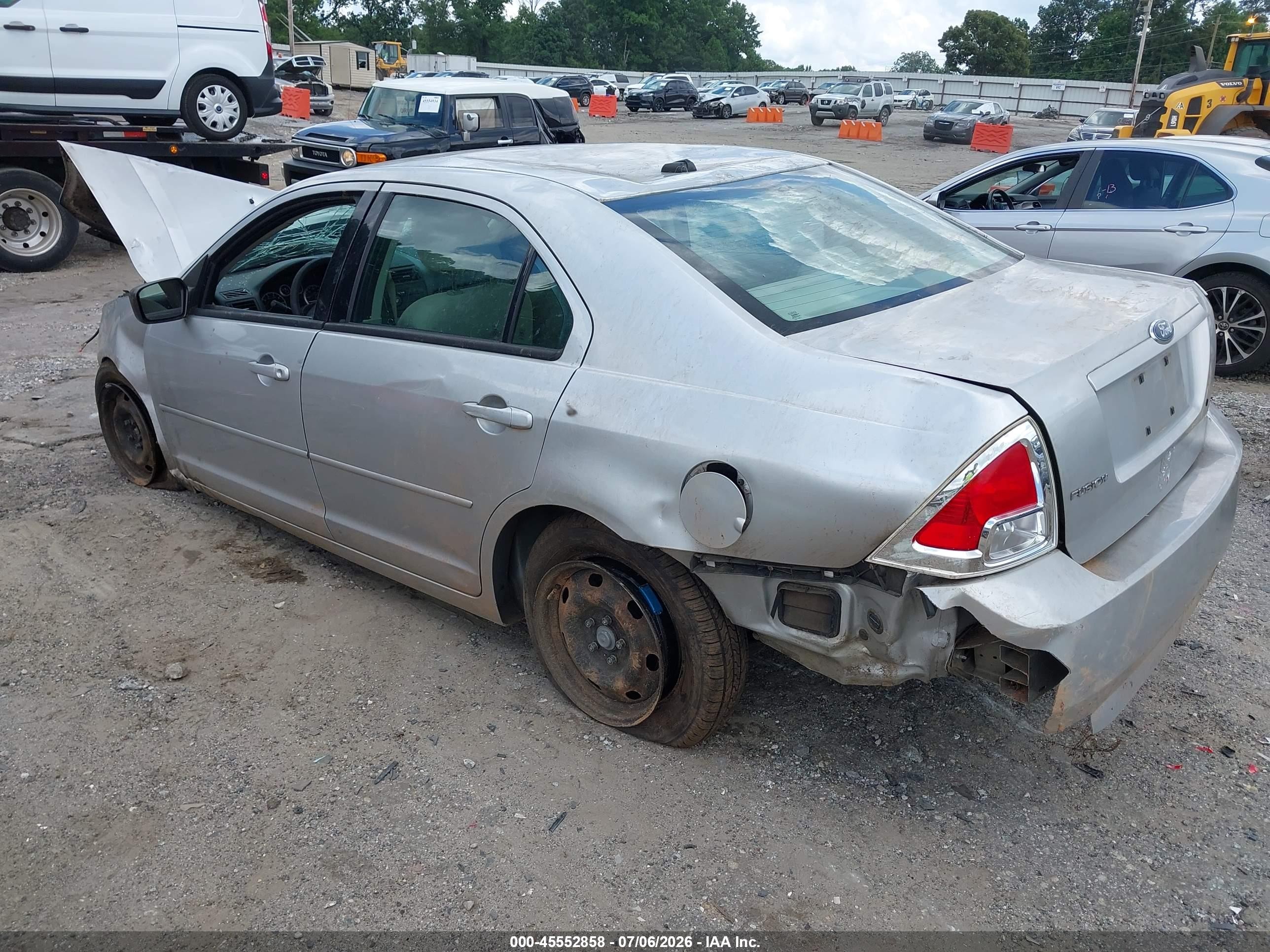 2009 Ford Fusion S Silver vin: 3FAHP06Z99R192333