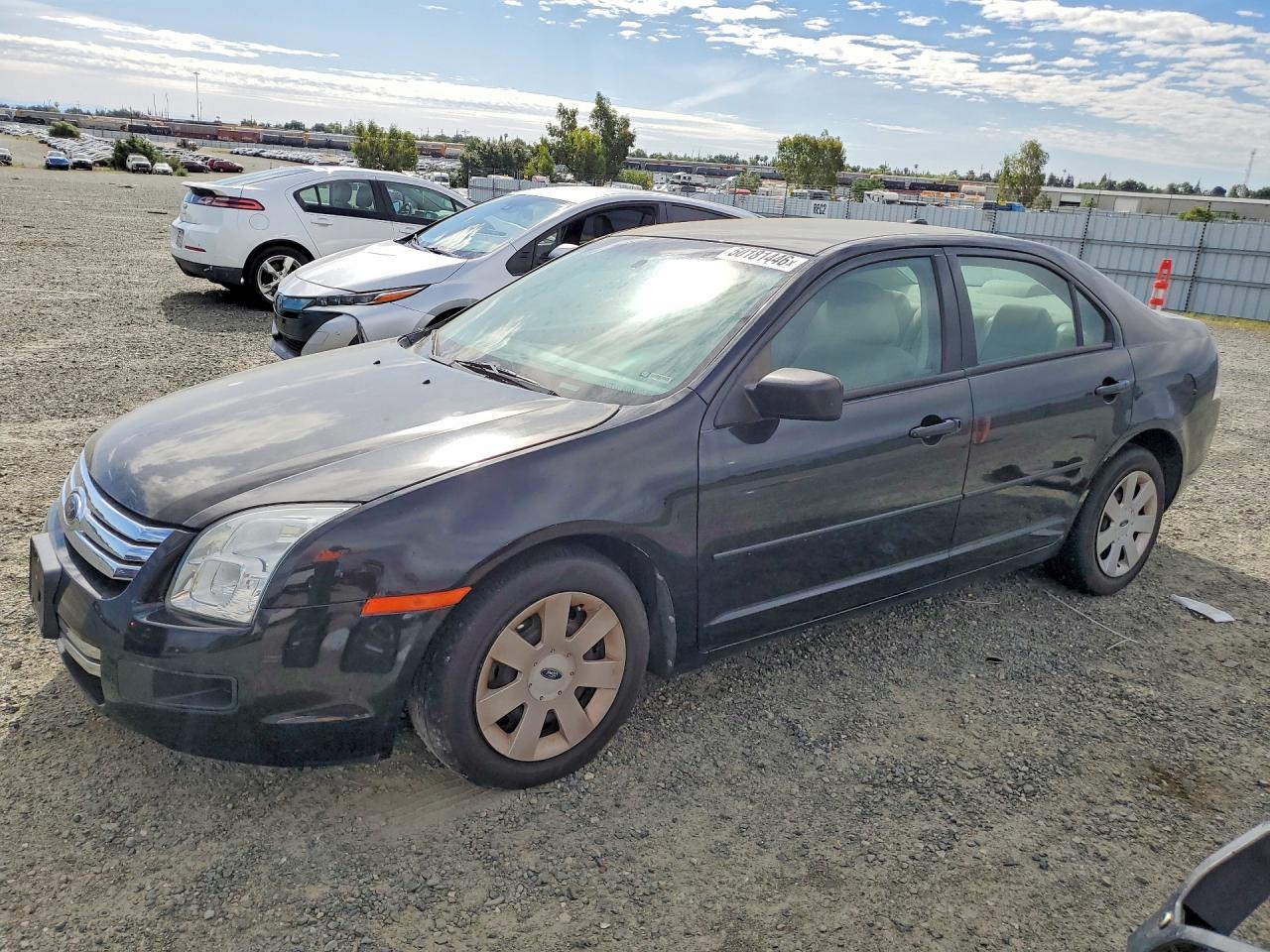 2009 Ford Fusion S Black vin: 3FAHP06Z99R213505