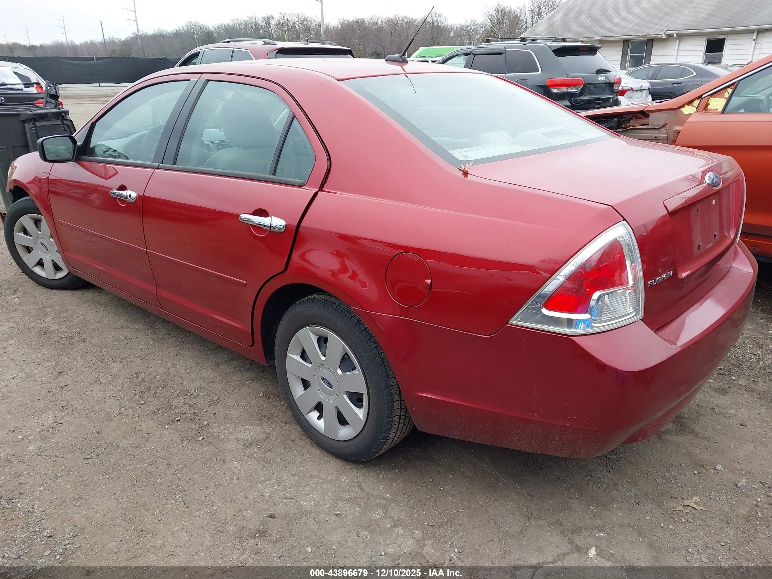 2009 Ford Fusion S Красный vin: 3FAHP06ZX9R151659