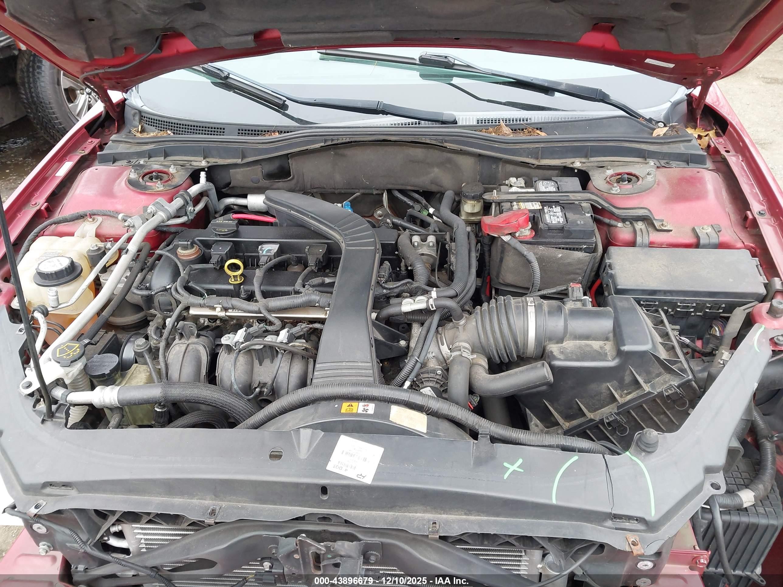 2009 Ford Fusion S Красный vin: 3FAHP06ZX9R151659