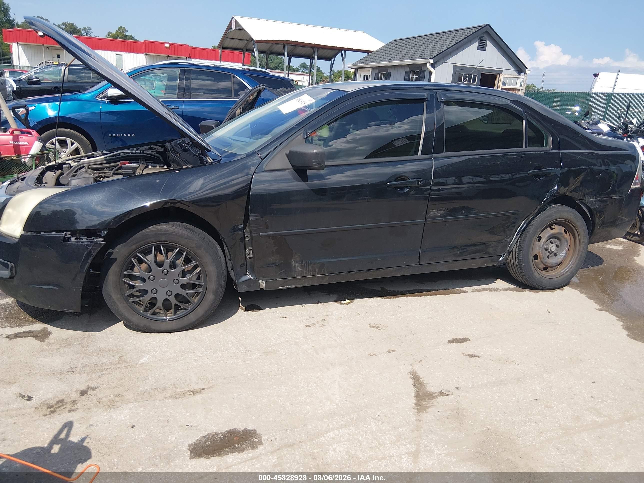 2009 Ford Fusion S Black vin: 3FAHP06ZX9R185309