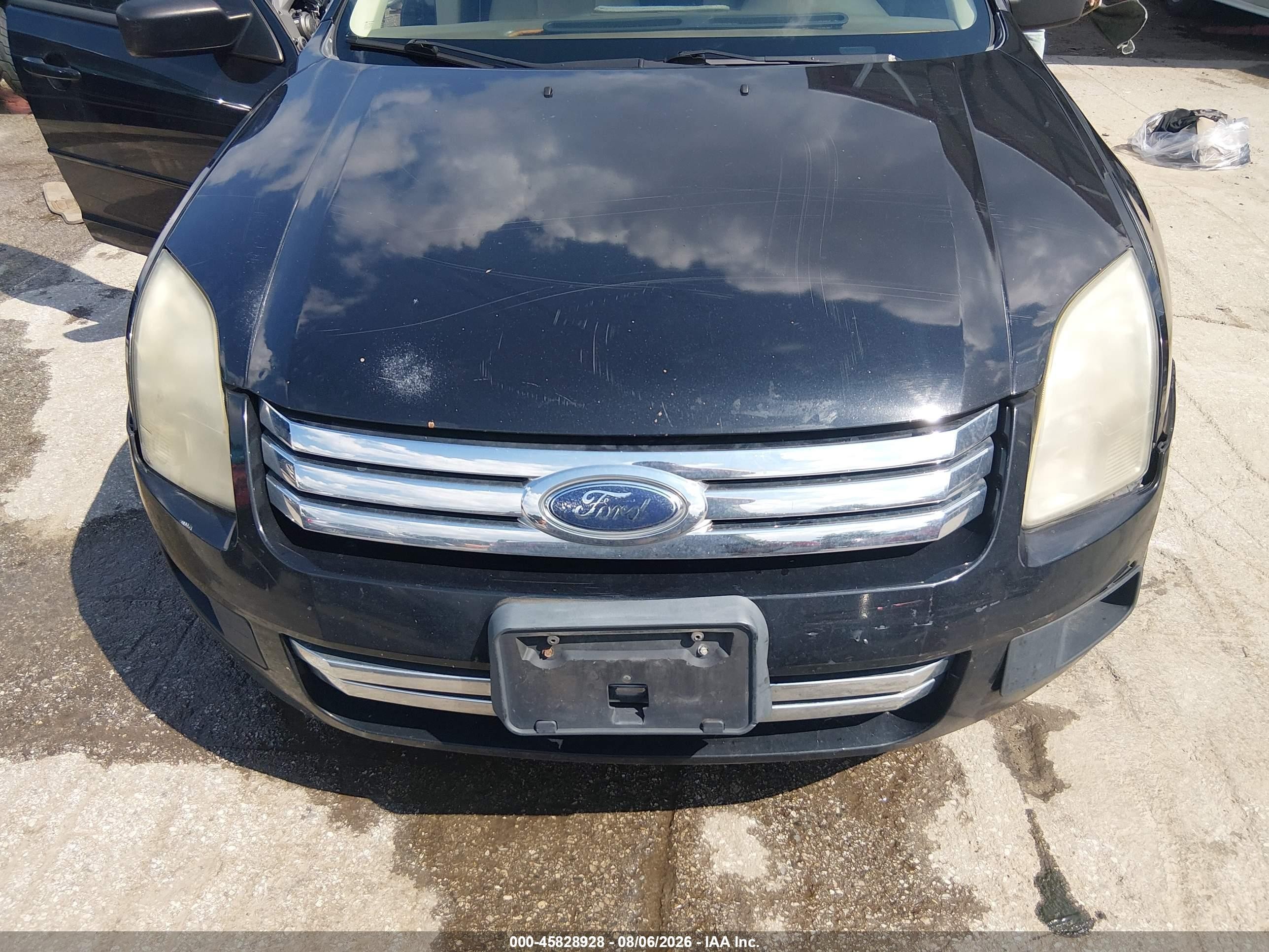 2009 Ford Fusion S Black vin: 3FAHP06ZX9R185309