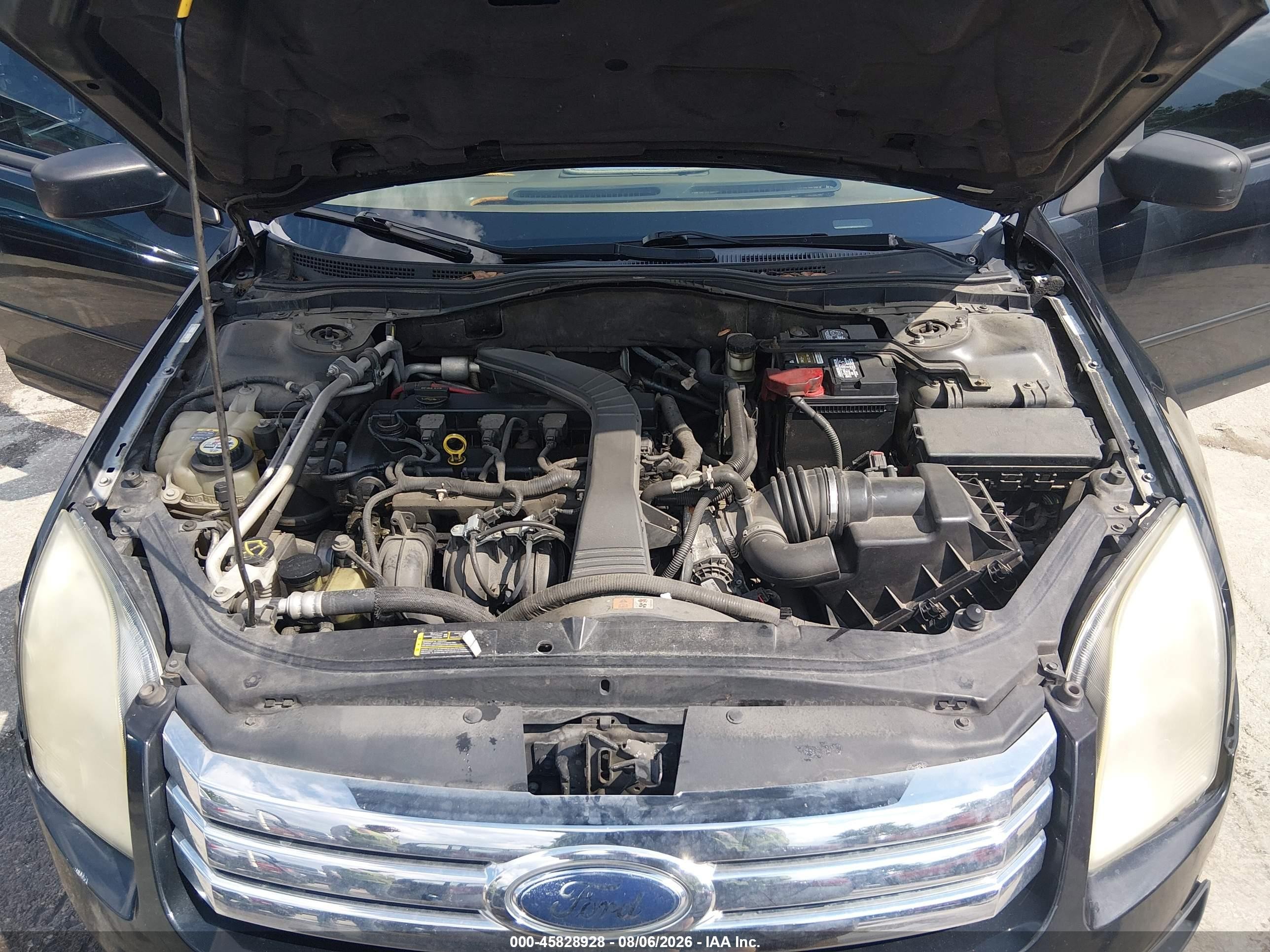 2009 Ford Fusion S Black vin: 3FAHP06ZX9R185309