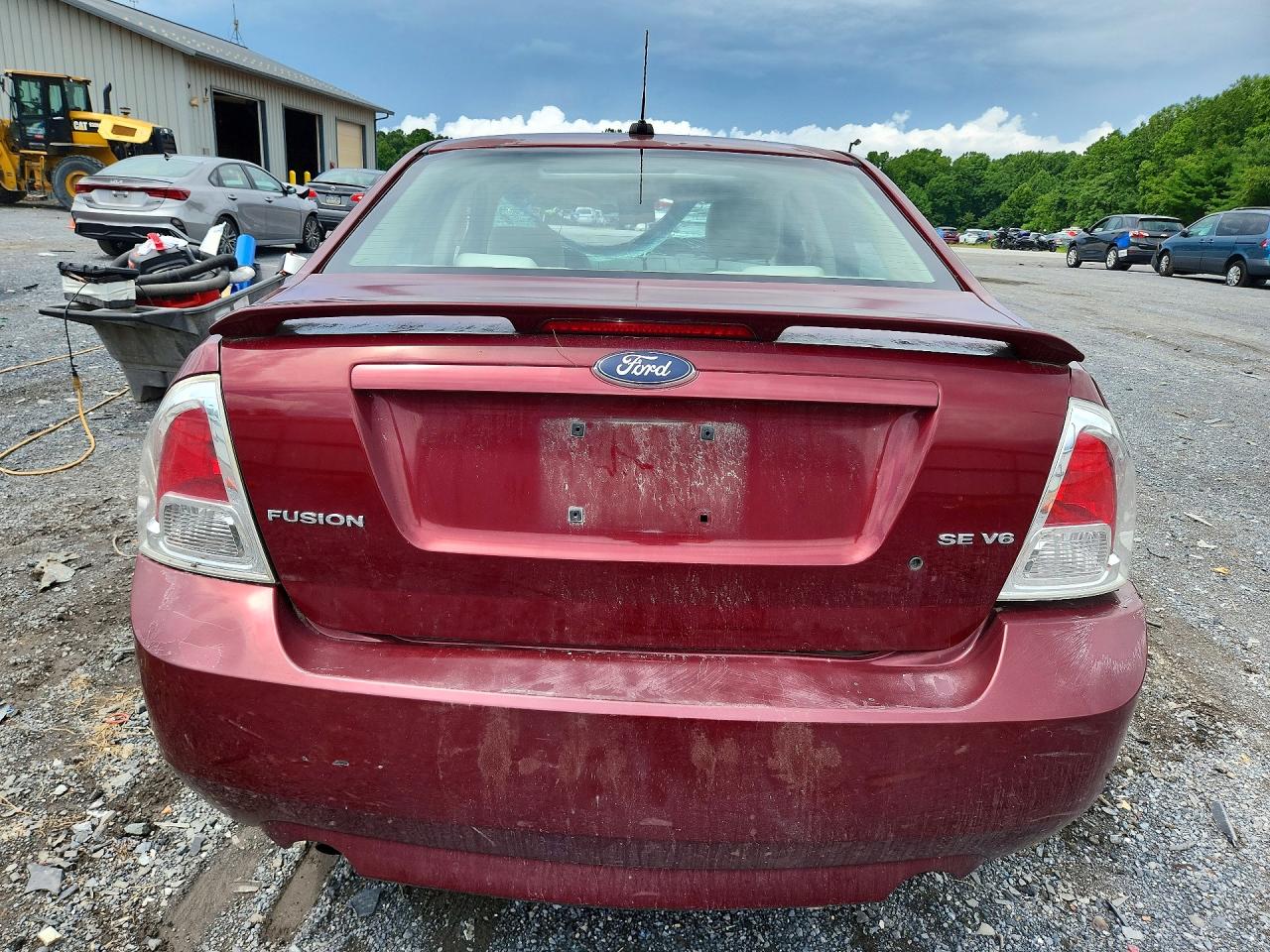 2007 Ford Fusion Se Red vin: 3FAHP07107R146606