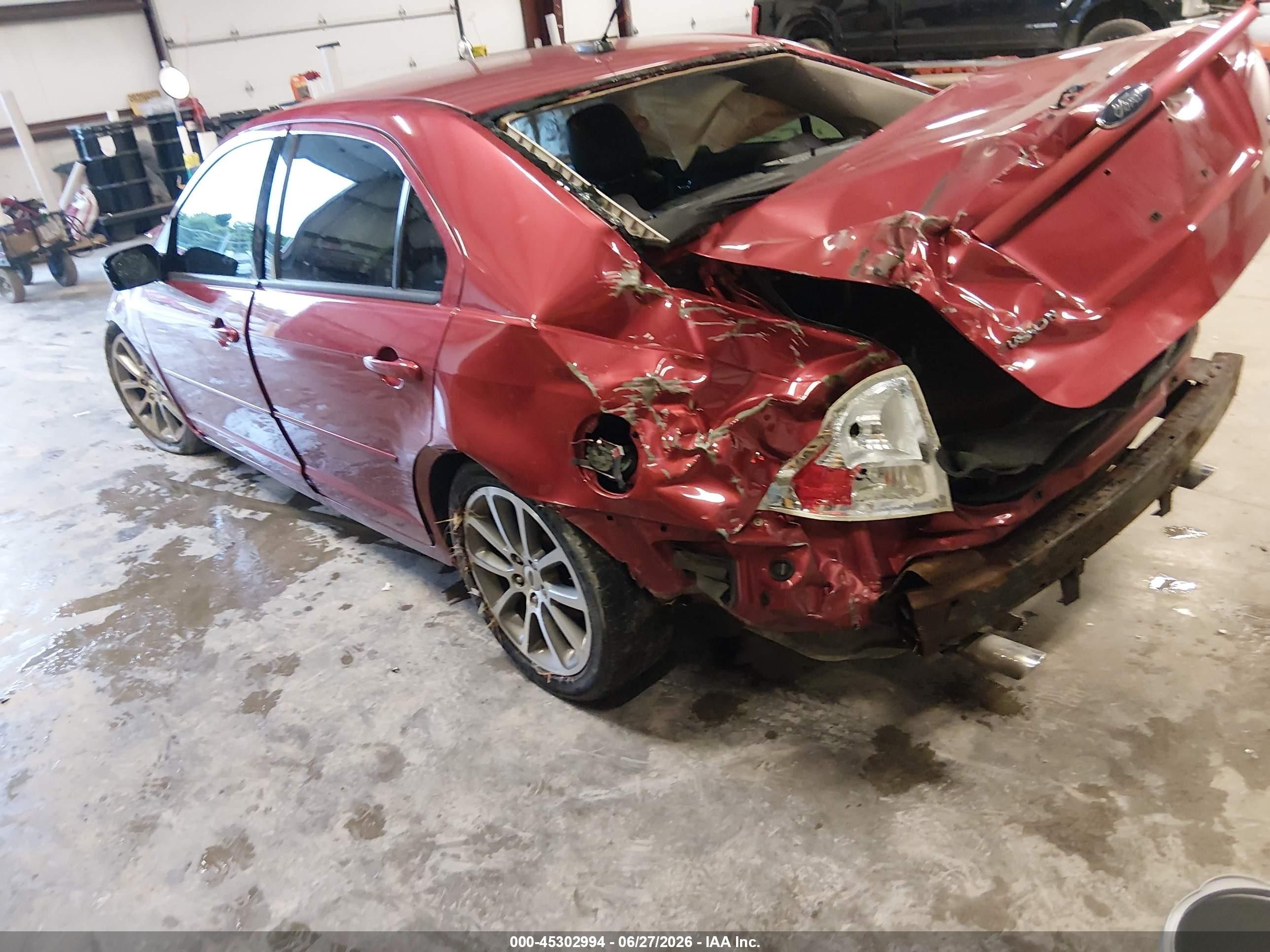 2009 Ford Fusion Se Burgundy vin: 3FAHP07109R111664