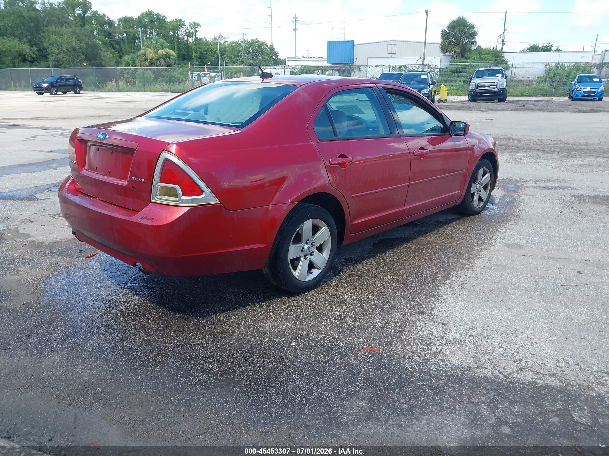 2009 Ford Fusion Se Red vin: 3FAHP07109R132255