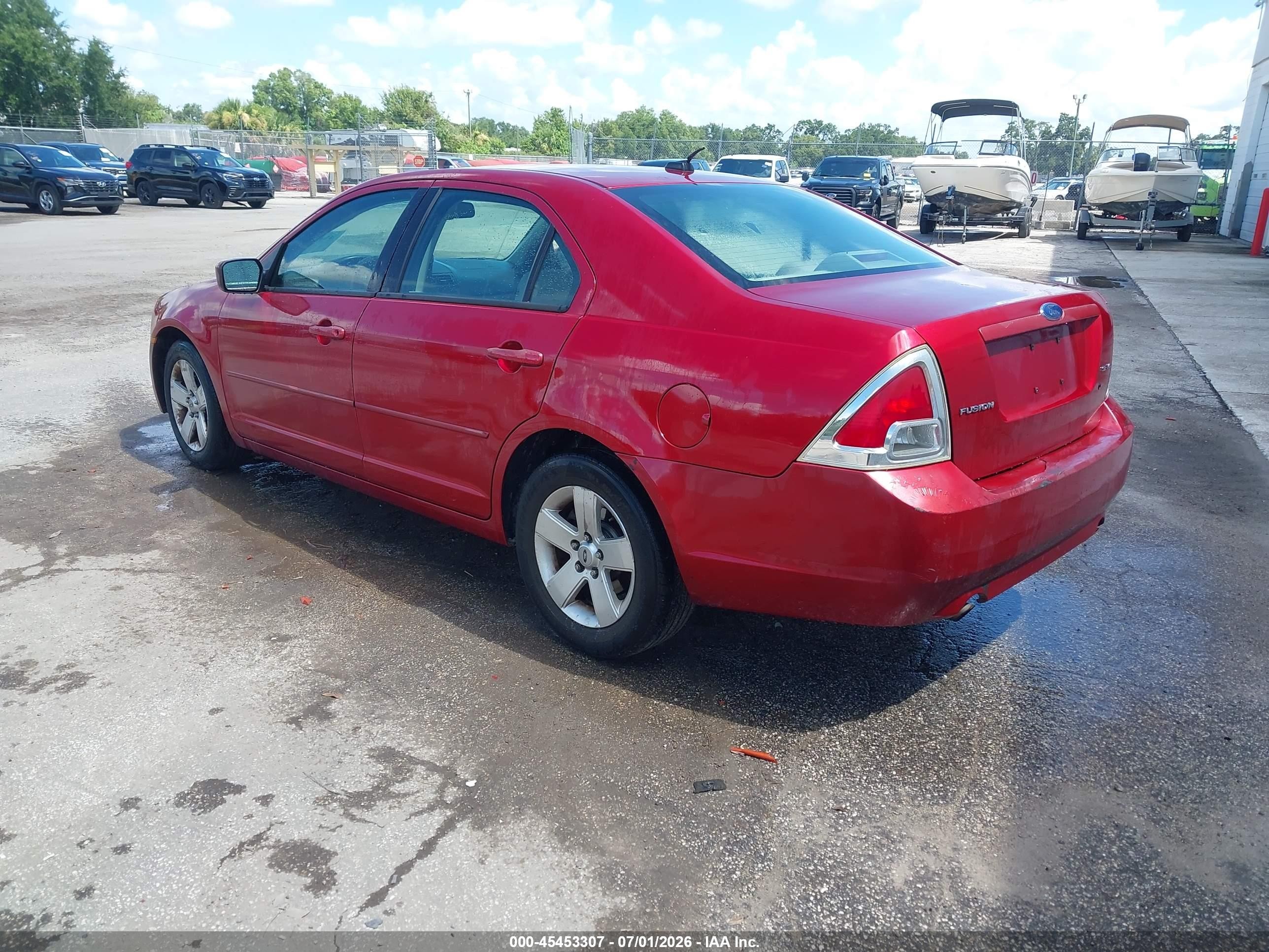 2009 Ford Fusion Se Red vin: 3FAHP07109R132255