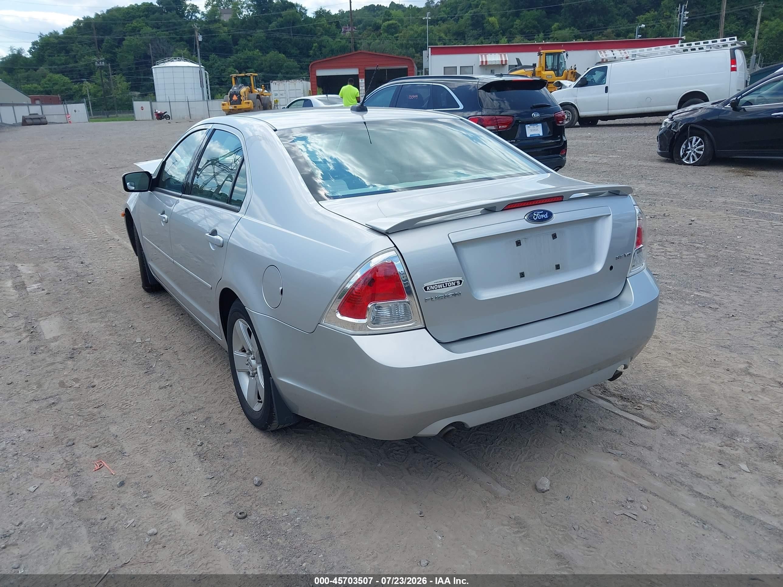 2009 Ford Fusion Se Silver vin: 3FAHP07109R166017