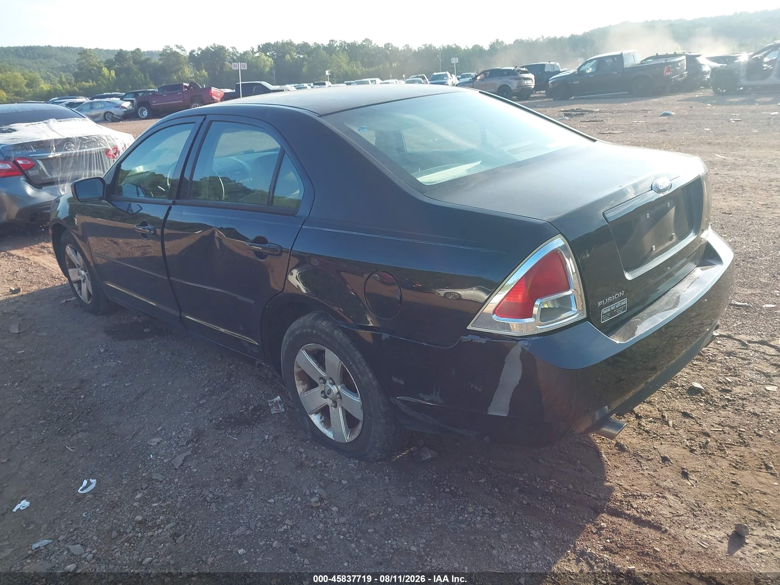 2006 Ford Fusion Se Black vin: 3FAHP07116R103116