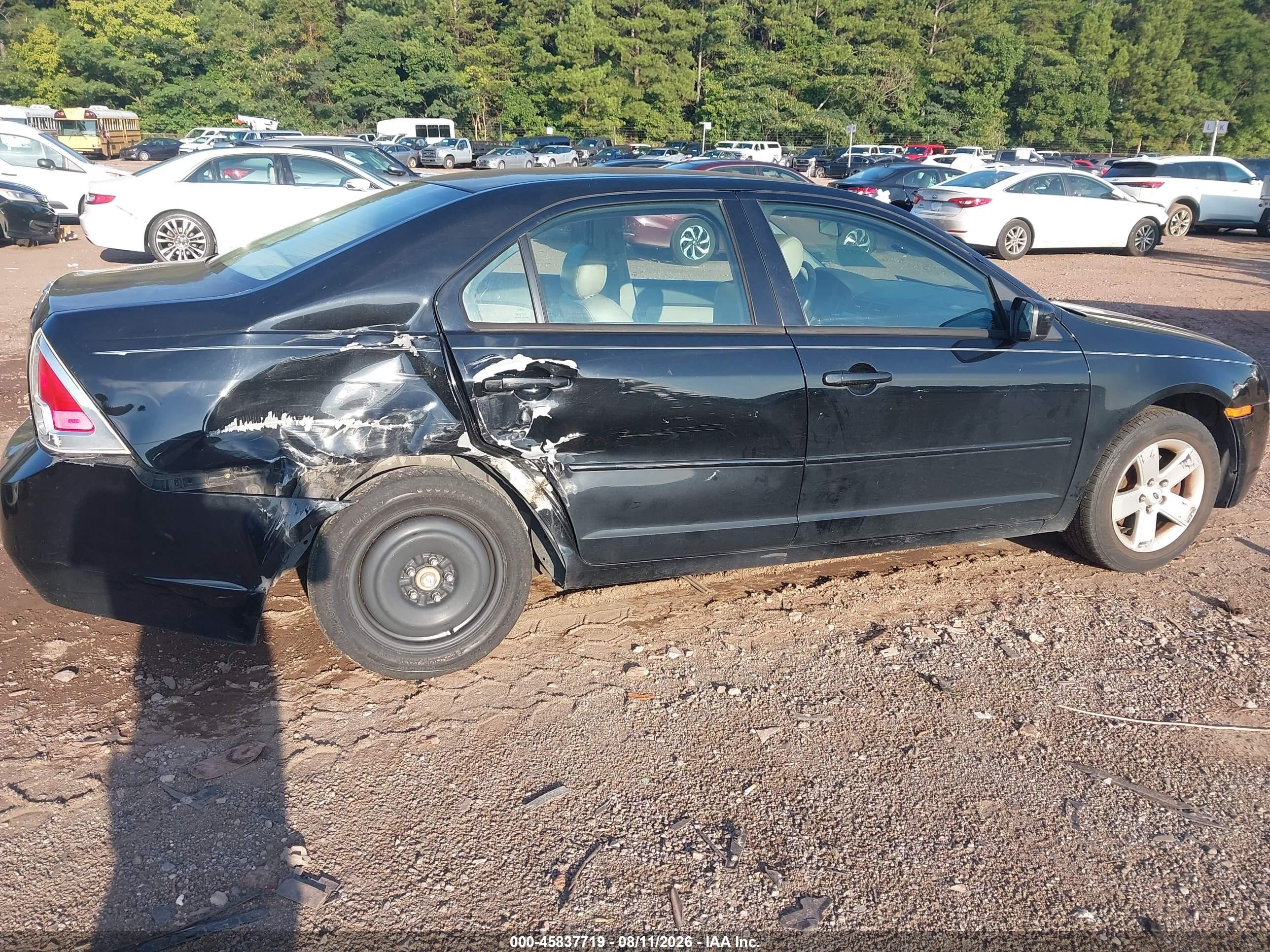 2006 Ford Fusion Se Black vin: 3FAHP07116R103116