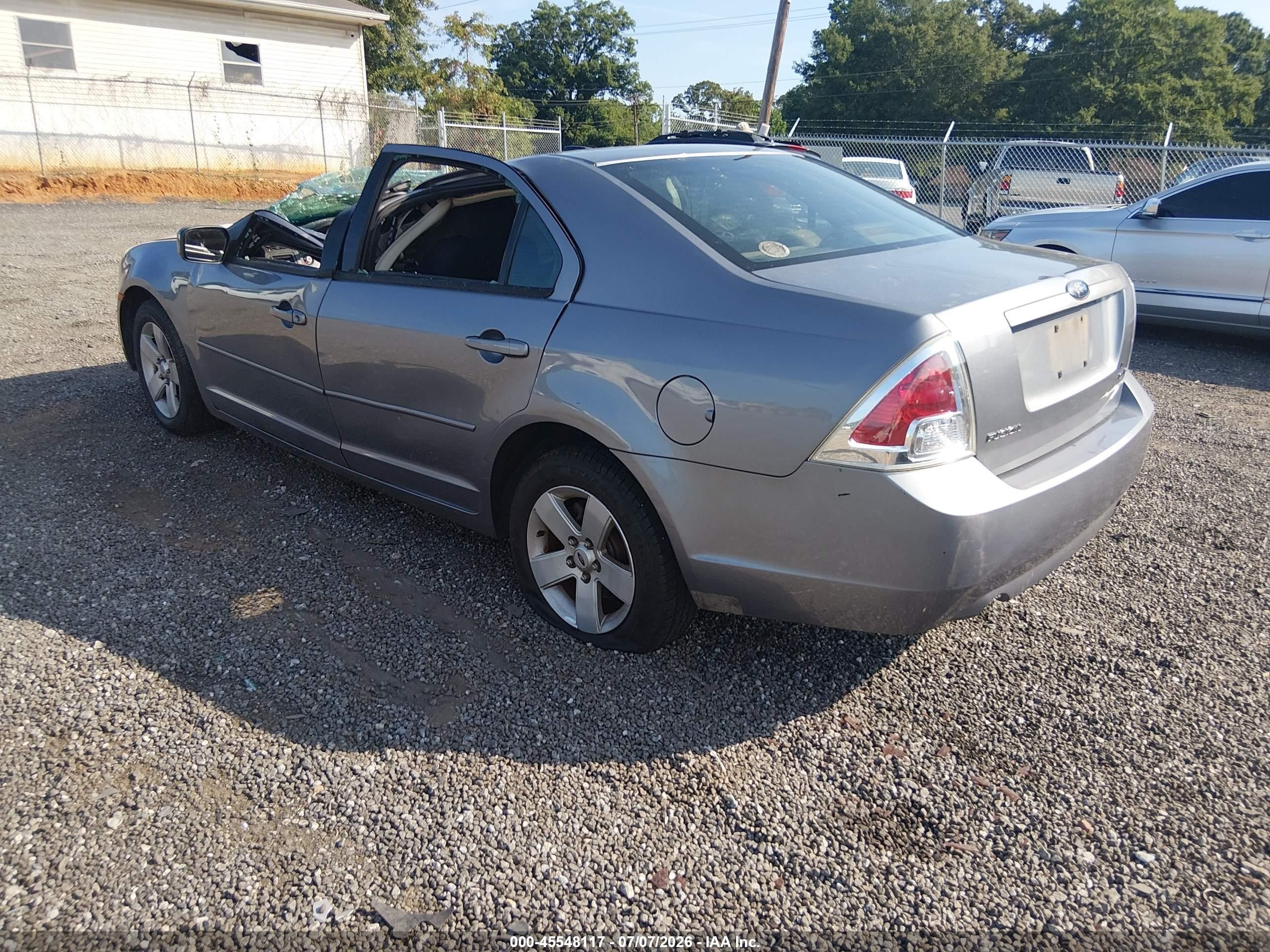 2007 Ford Fusion Se Gray vin: 3FAHP07117R109239