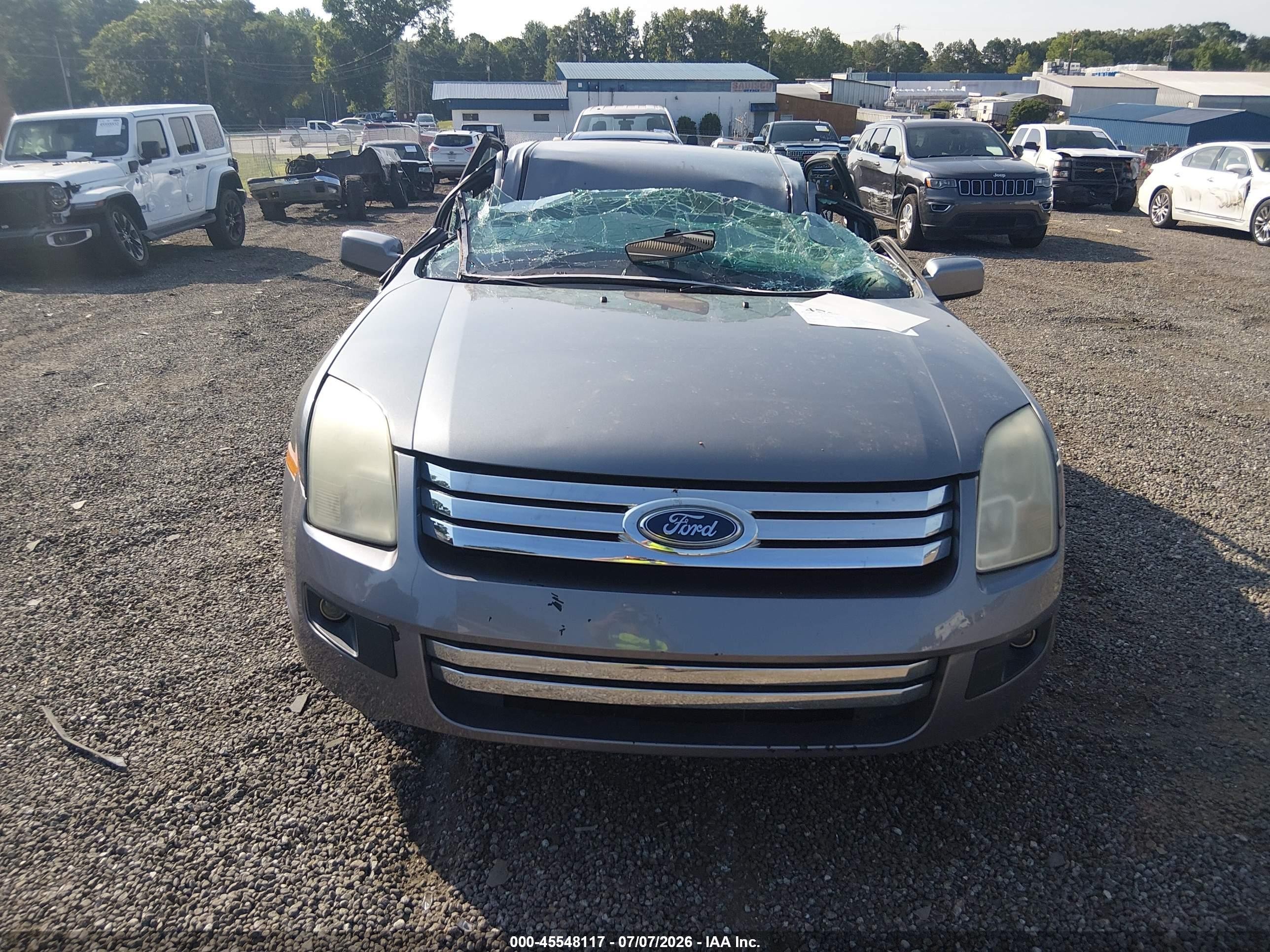 2007 Ford Fusion Se Gray vin: 3FAHP07117R109239