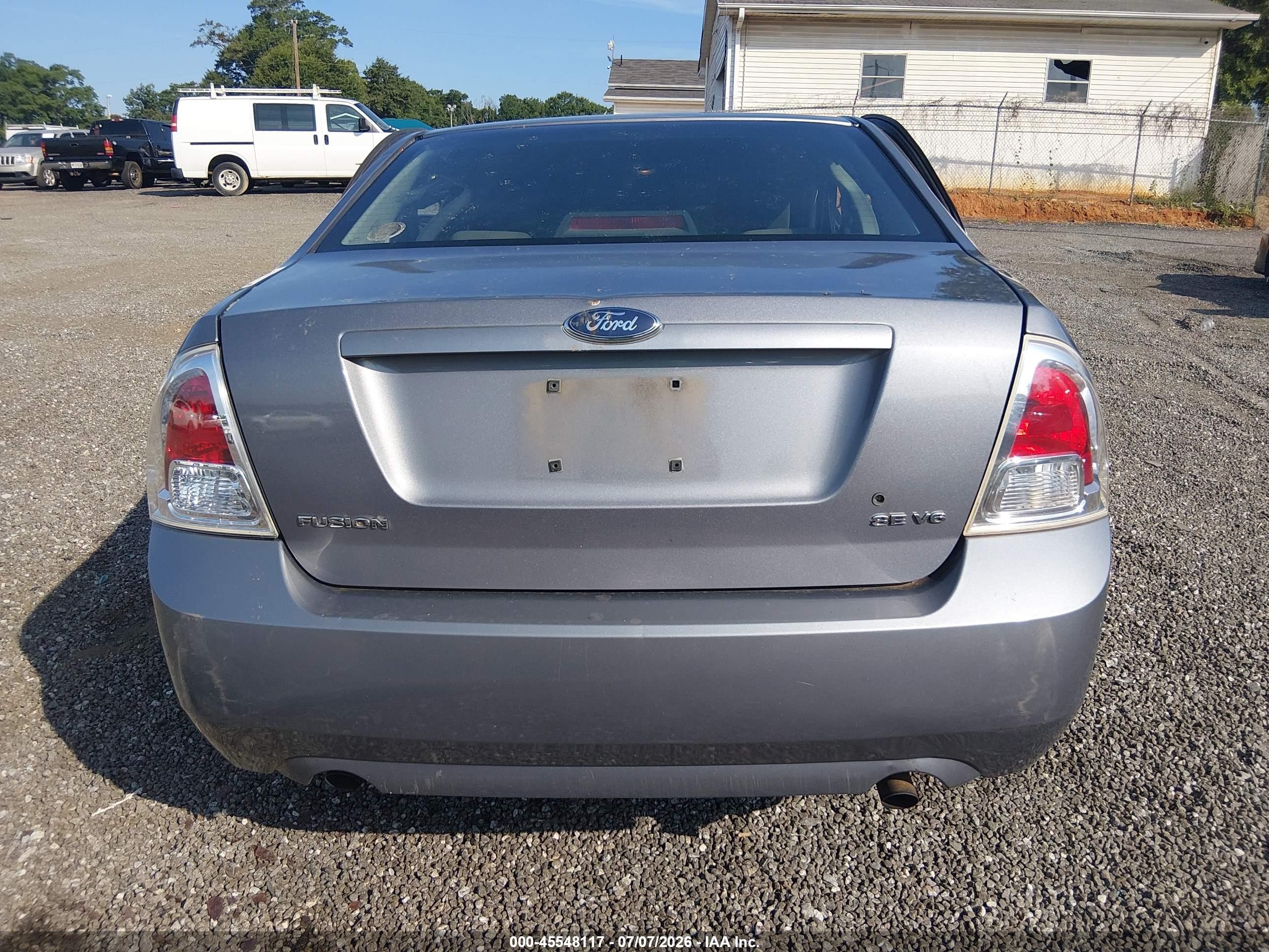 2007 Ford Fusion Se Gray vin: 3FAHP07117R109239