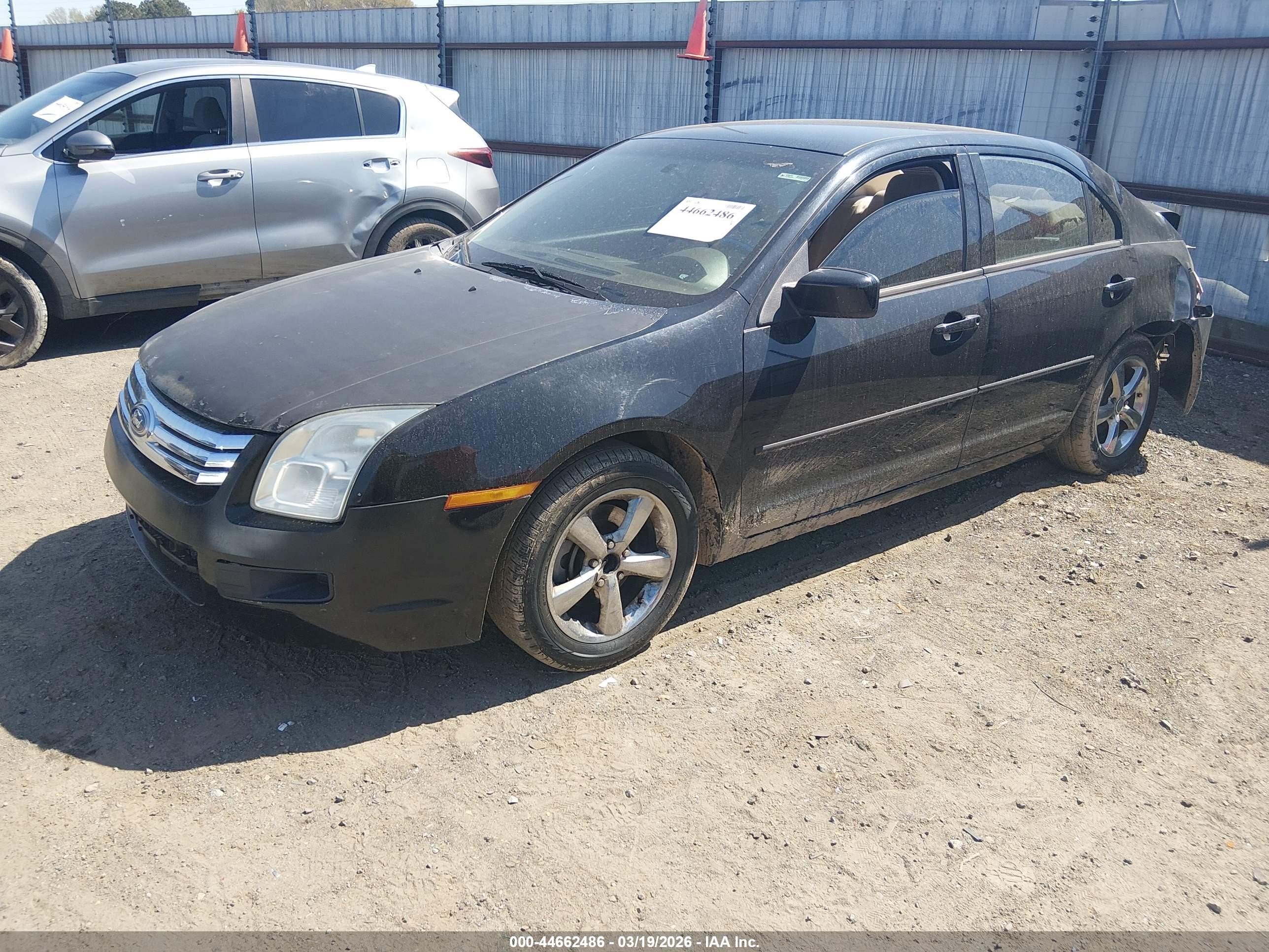2006 Ford Fusion Se Black vin: 3FAHP07126R189097