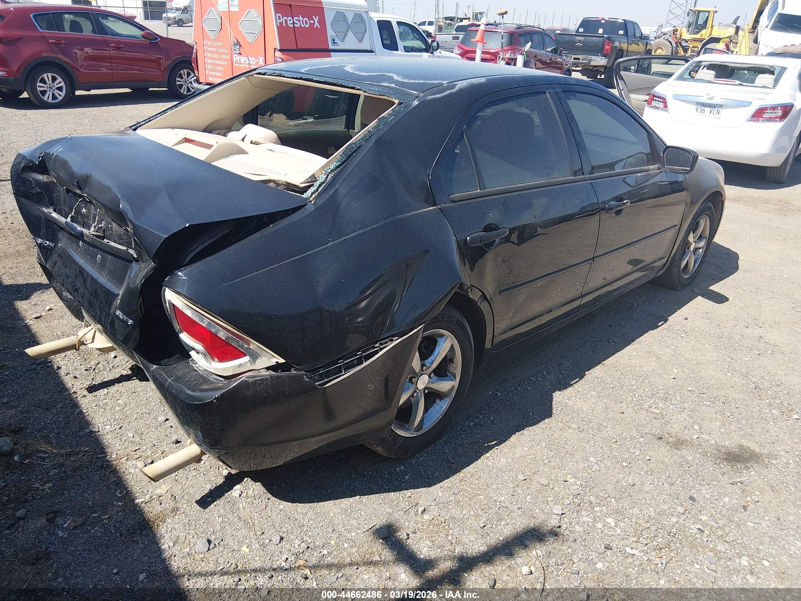 2006 Ford Fusion Se Black vin: 3FAHP07126R189097