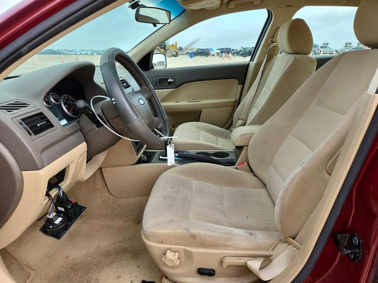2007 Ford Fusion Se Burgundy vin: 3FAHP07127R113445