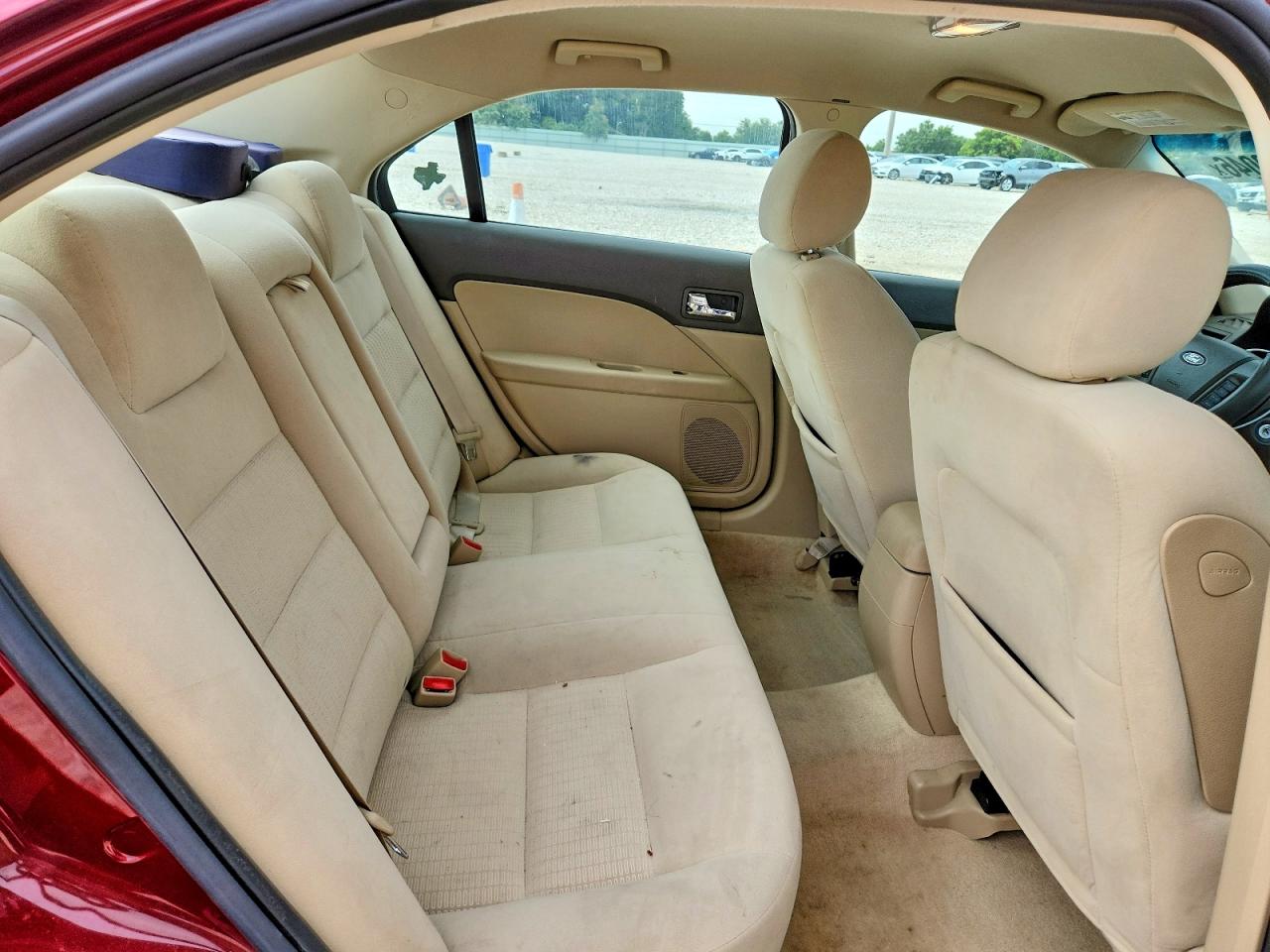 2007 Ford Fusion Se Burgundy vin: 3FAHP07127R113445