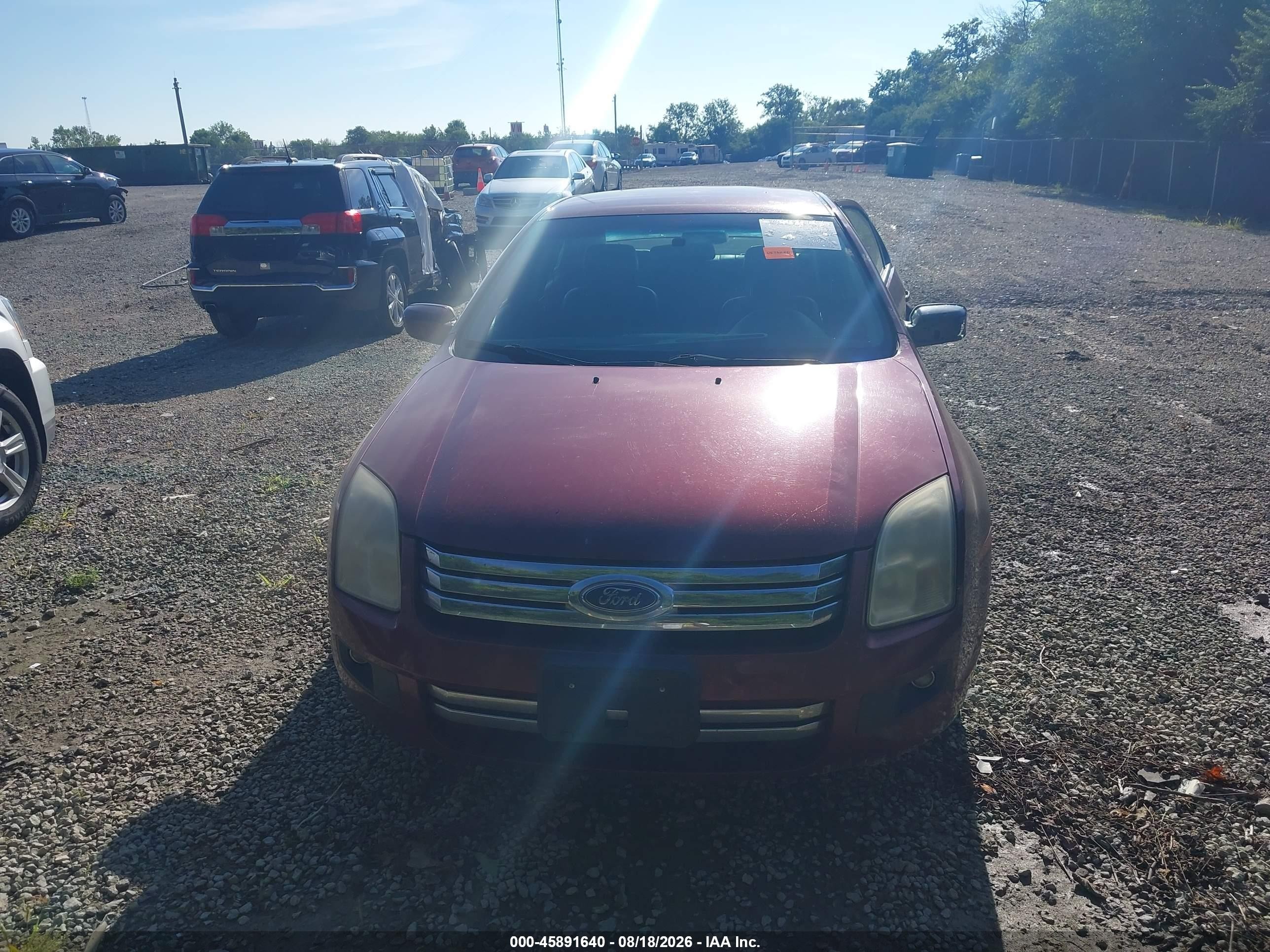 2007 Ford Fusion Se Темно-бордовый vin: 3FAHP07127R125756