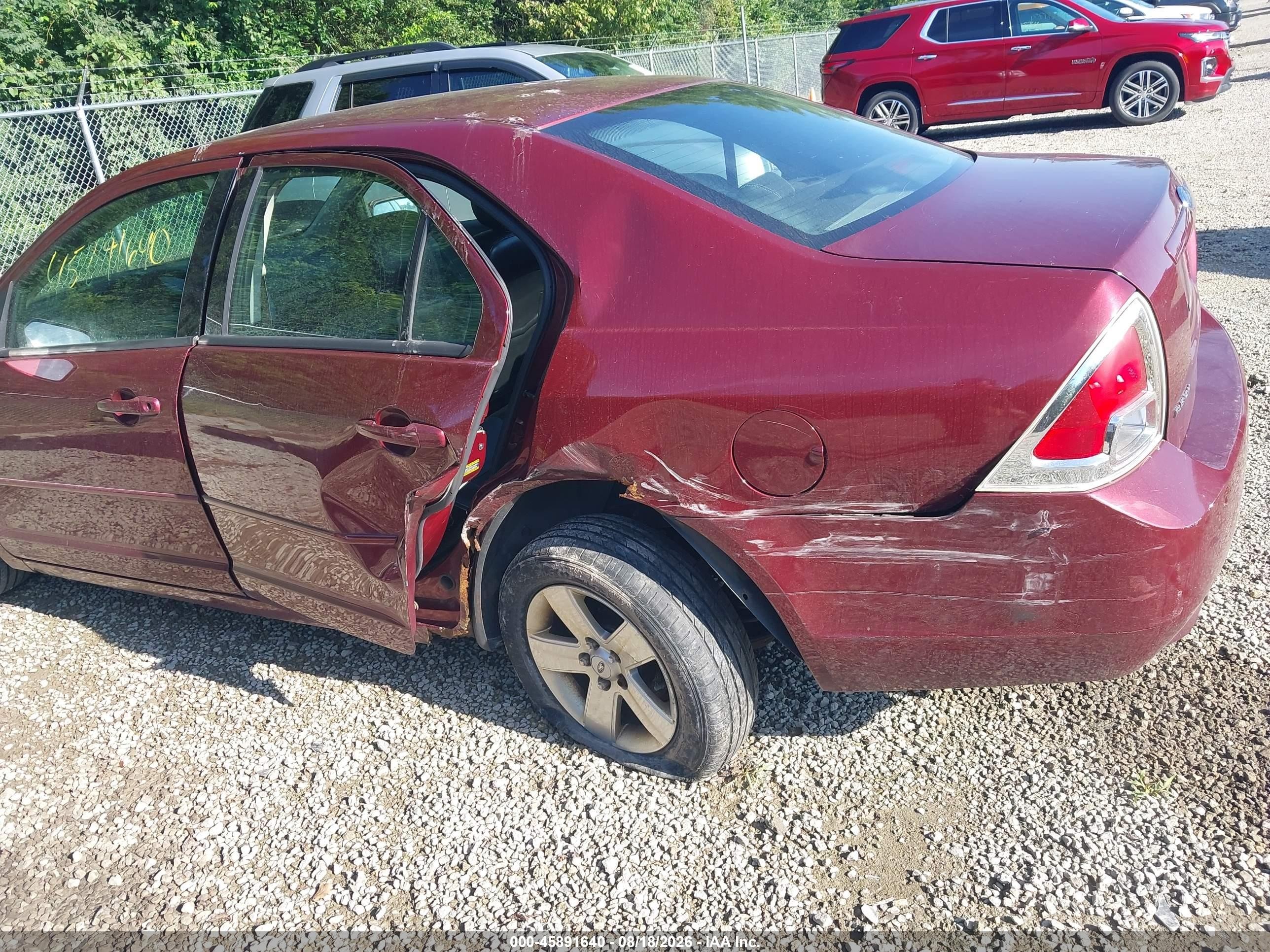2007 Ford Fusion Se Темно-бордовый vin: 3FAHP07127R125756