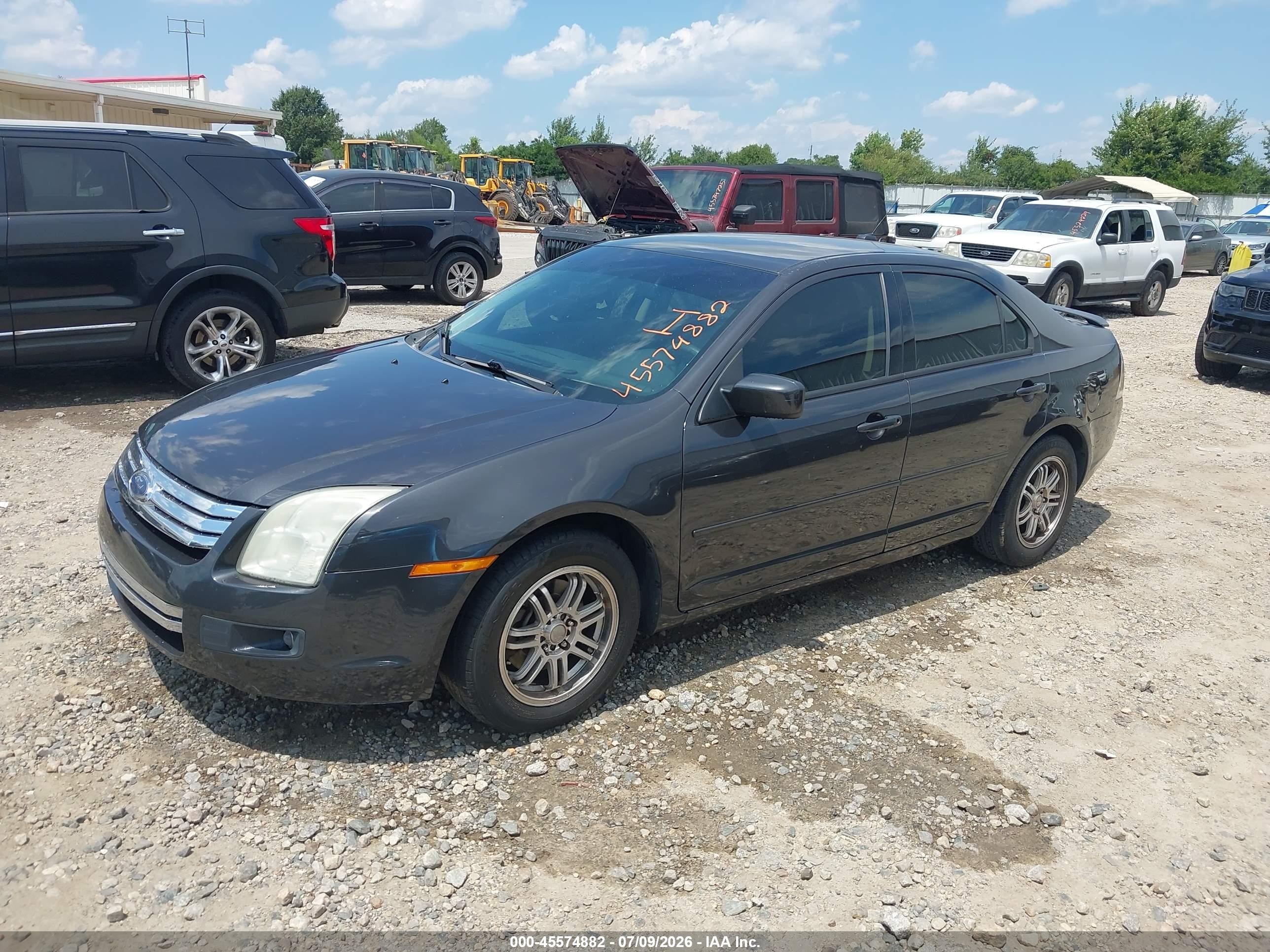 2007 Ford Fusion Se Black vin: 3FAHP07127R132898