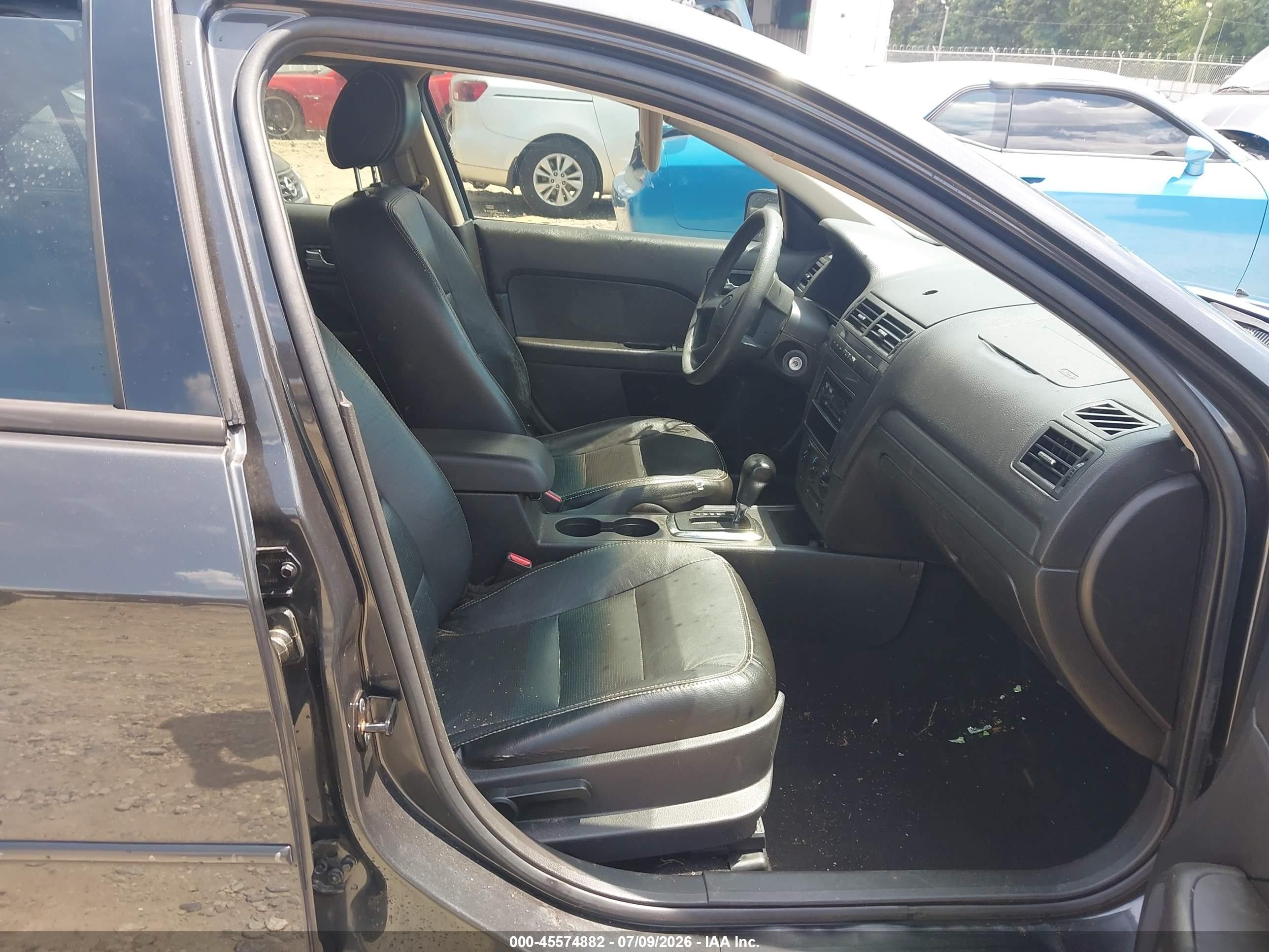 2007 Ford Fusion Se Black vin: 3FAHP07127R132898