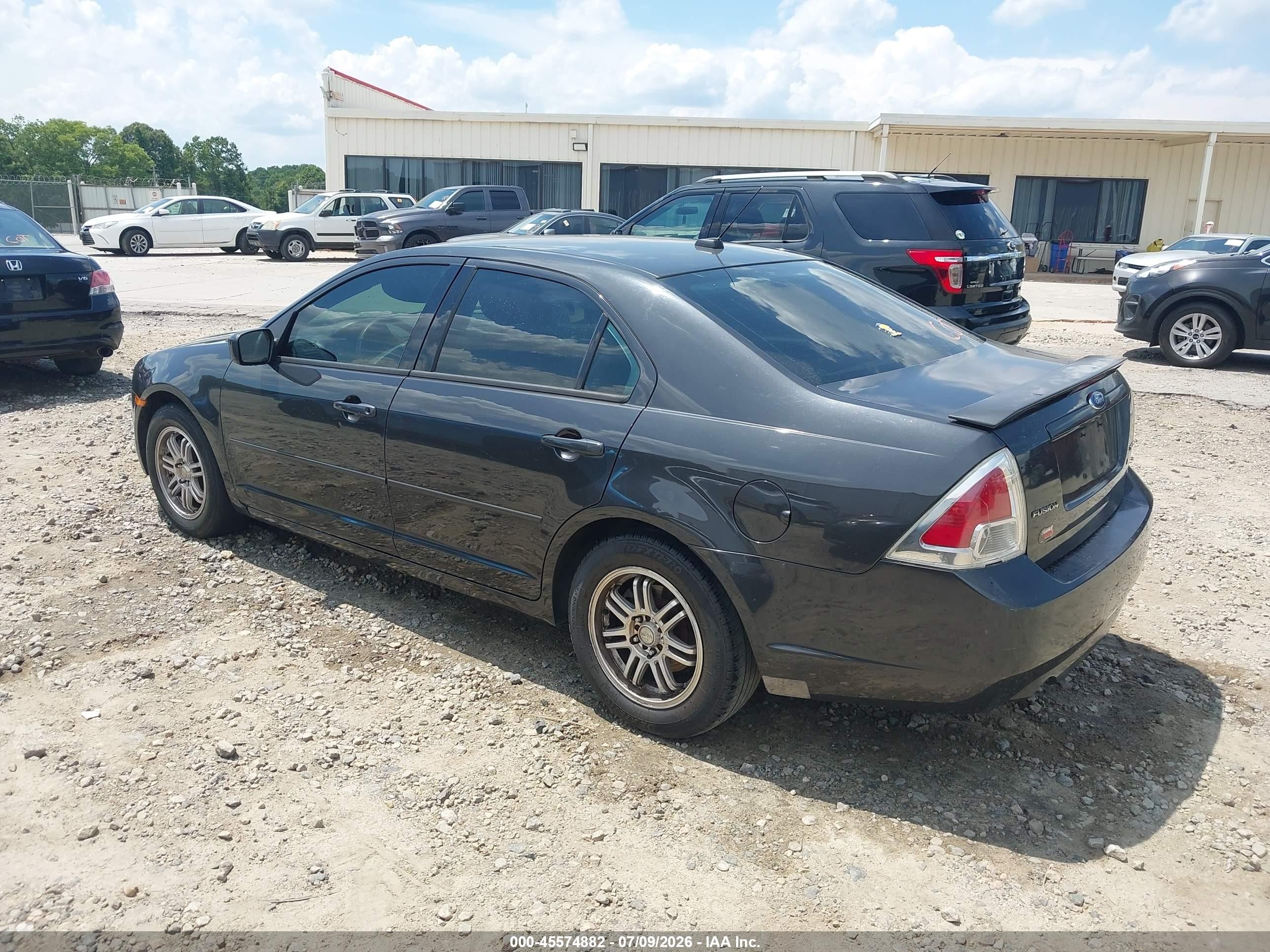 2007 Ford Fusion Se Black vin: 3FAHP07127R132898