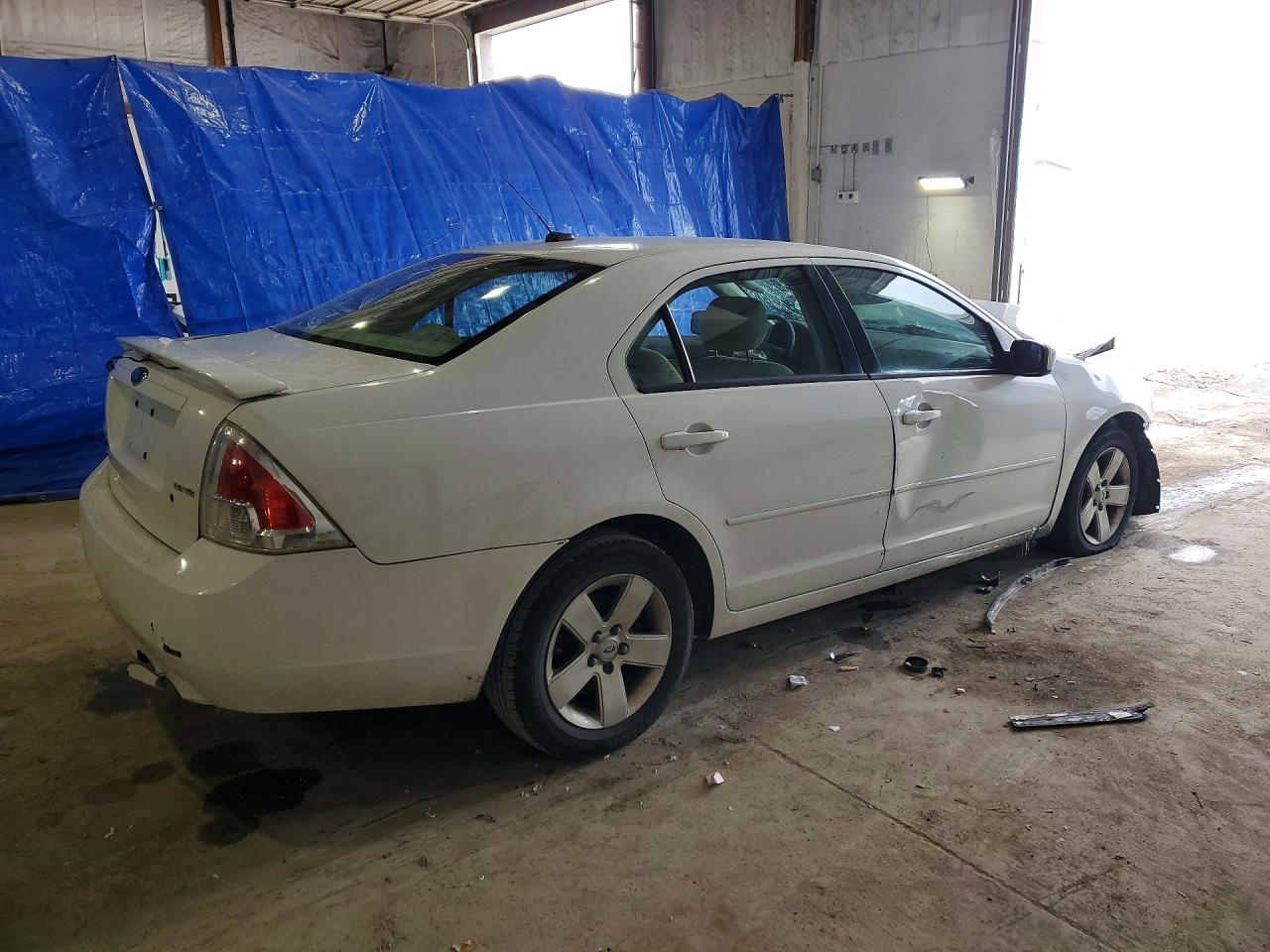 2007 Ford Fusion Se White vin: 3FAHP07127R190140