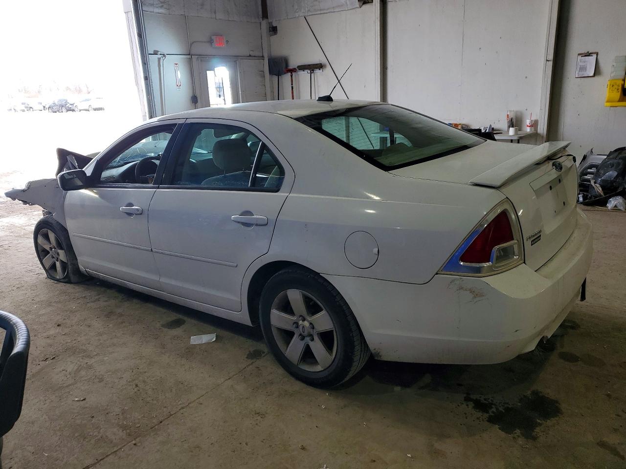 2007 Ford Fusion Se White vin: 3FAHP07127R190140