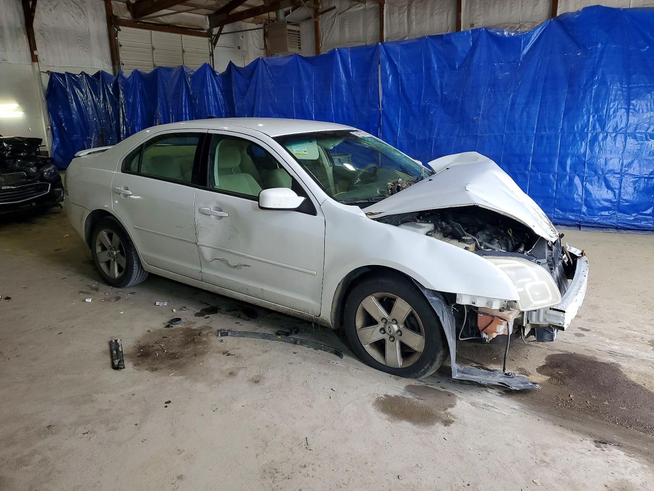 2007 Ford Fusion Se White vin: 3FAHP07127R190140