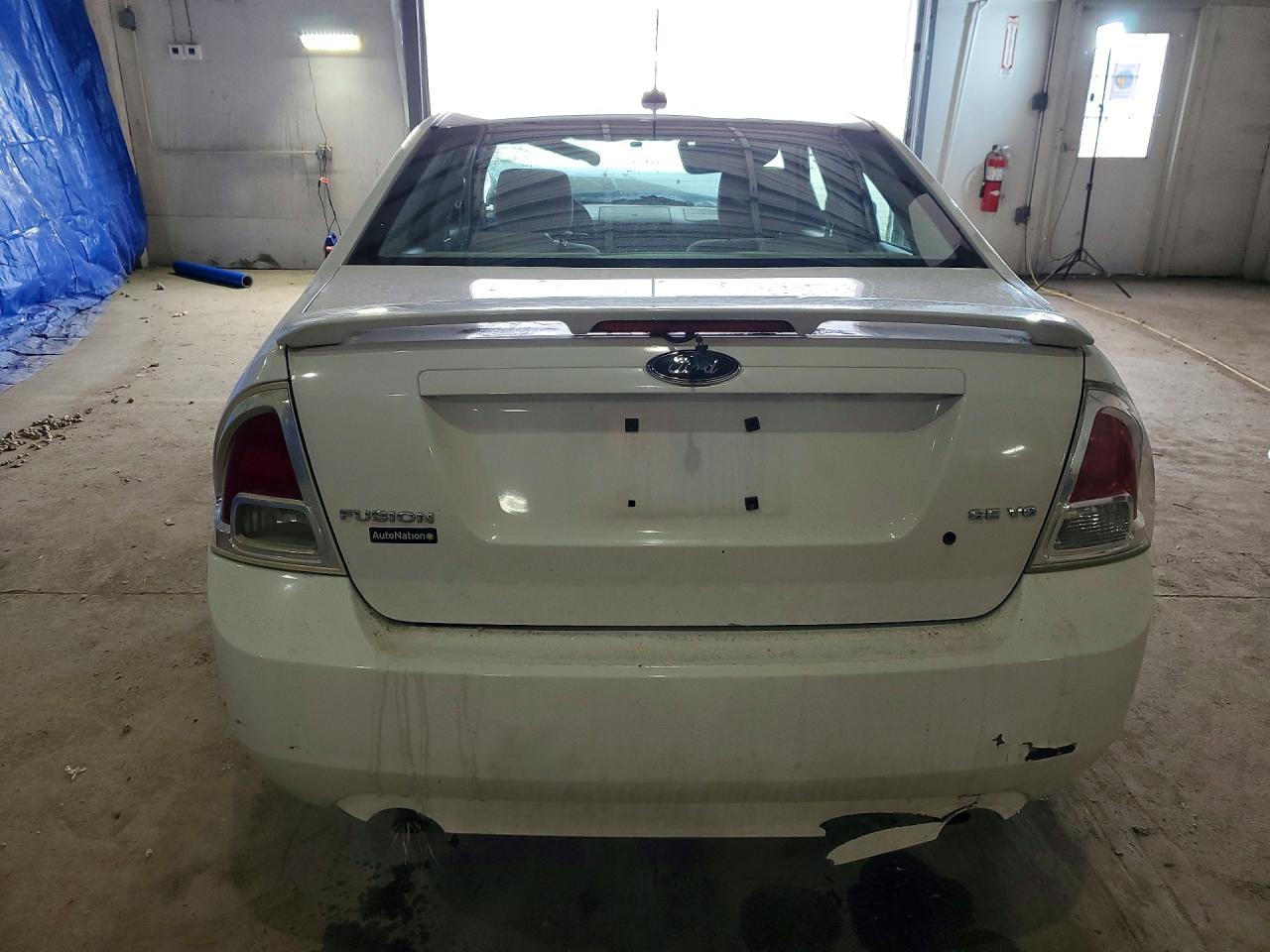 2007 Ford Fusion Se White vin: 3FAHP07127R190140