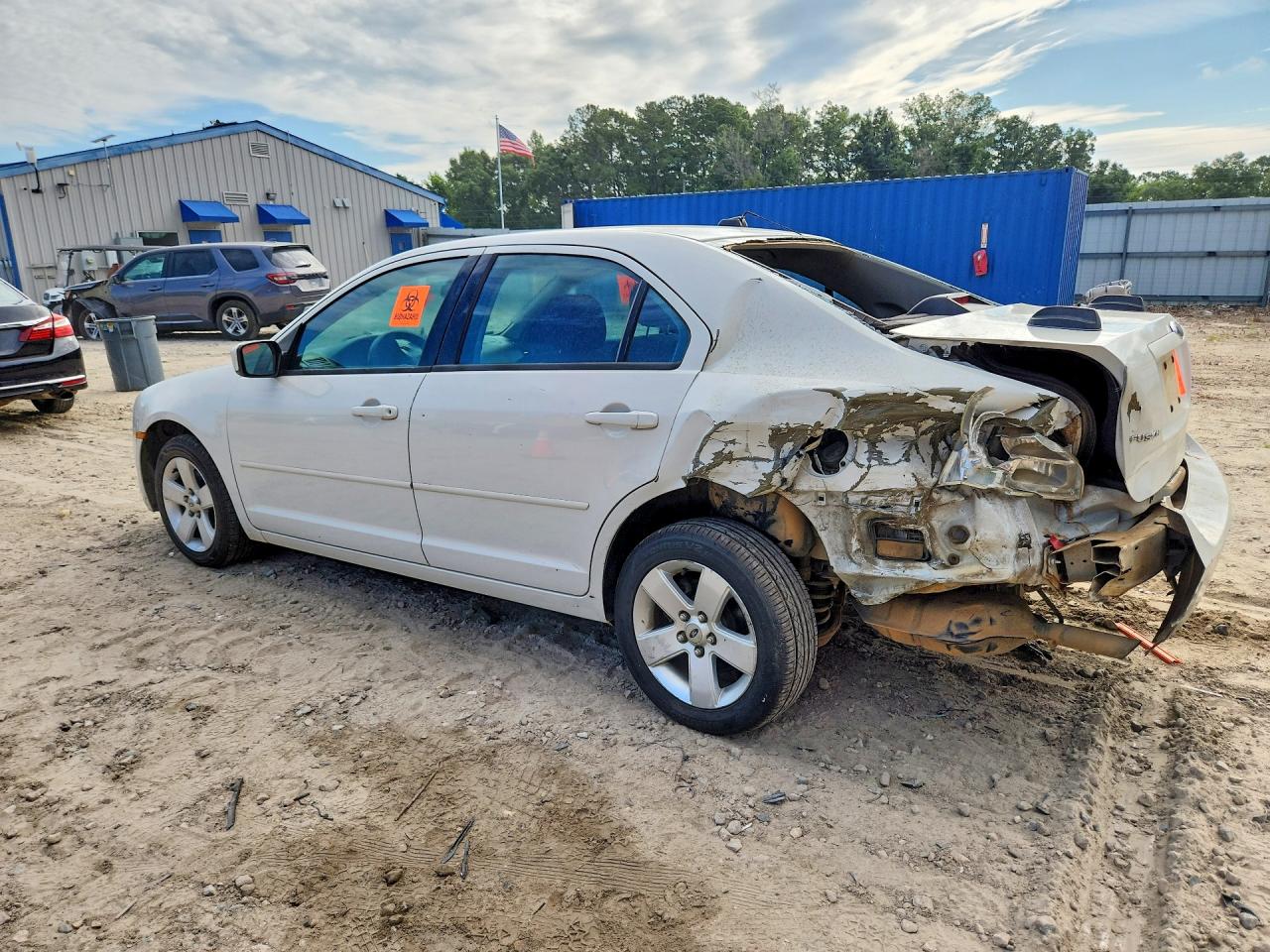 2008 Ford Fusion Se White vin: 3FAHP07128R239287
